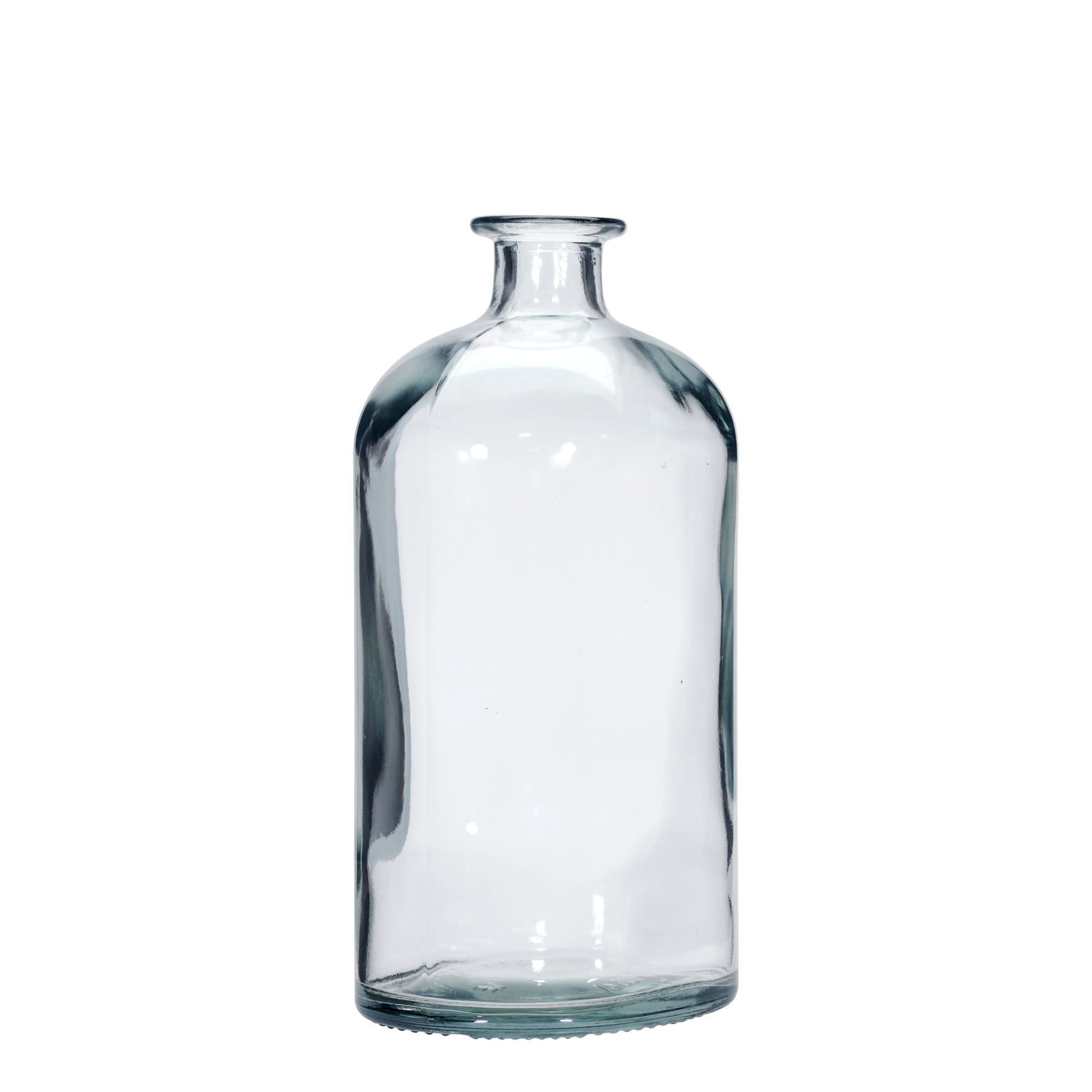 1.000 ml Glasflasche 'Dundee', oval, Mündung: Kork