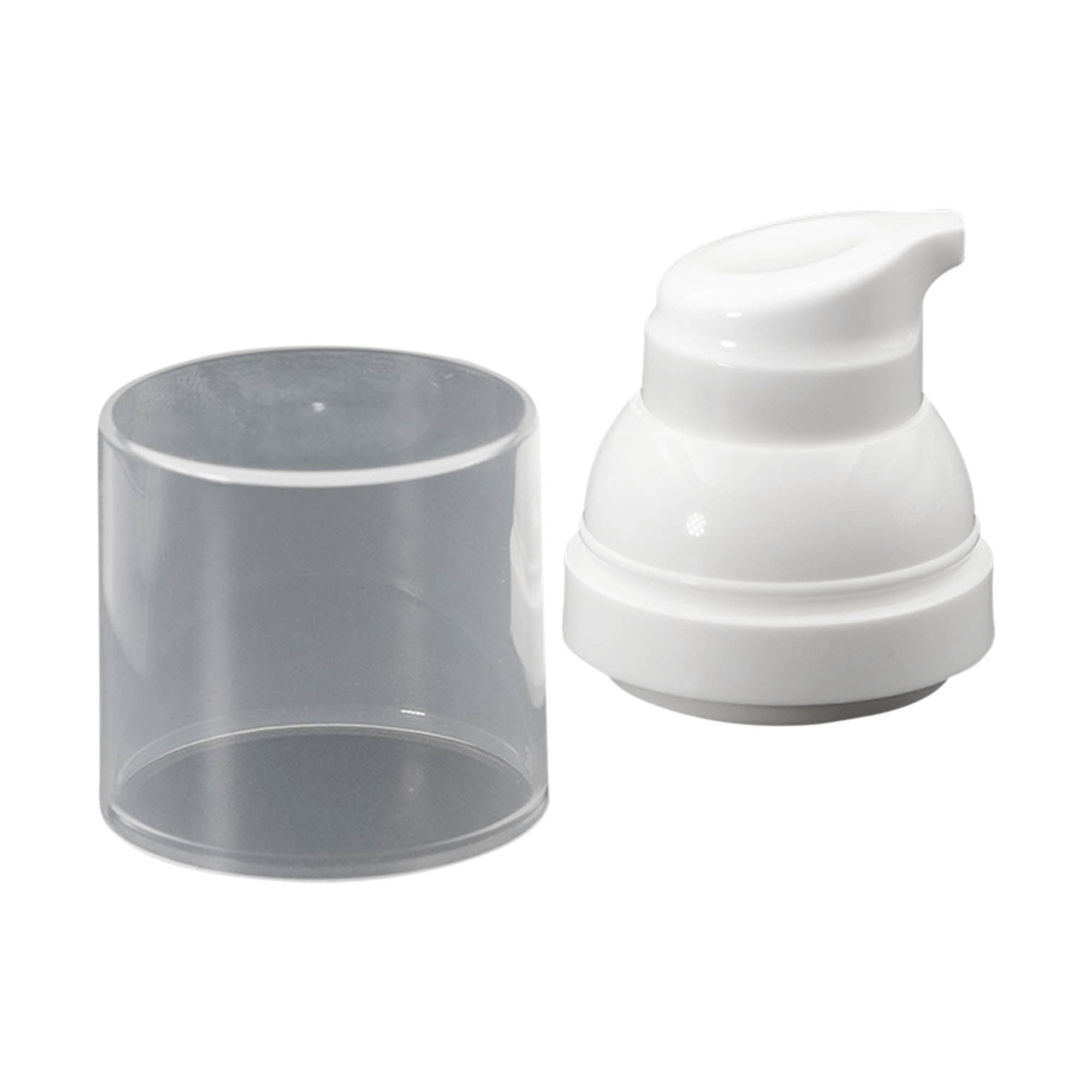 Airless Dispenser Pumpkopf 'Mezzo', PP-Kunststoff, weiß Airless Dispenser Pumpkopf 'Mezzo', PP-Kunststoff, weiß