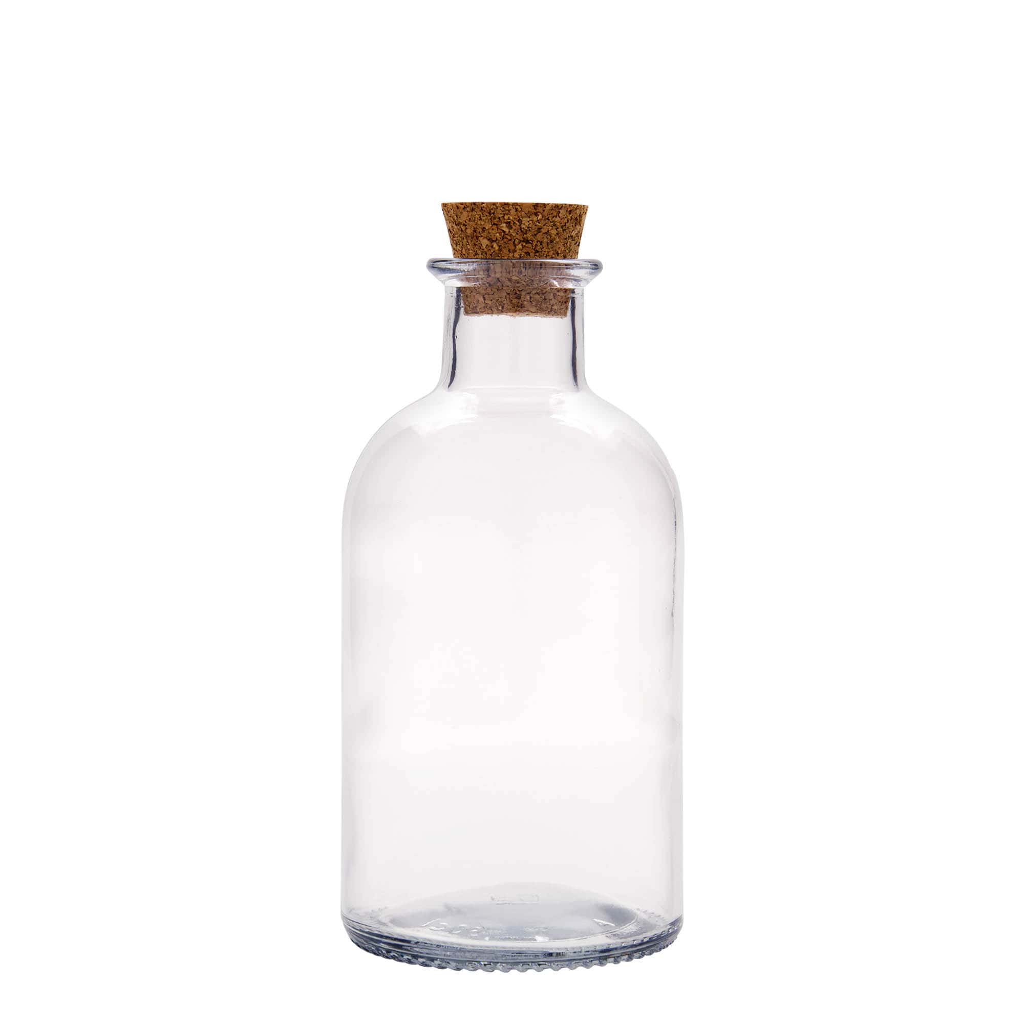 500 ml Glasflasche Apotheker 'Italia', Mündung: Kork 500 ml Glasflasche Apotheker 'Italia', Mündung: Kork