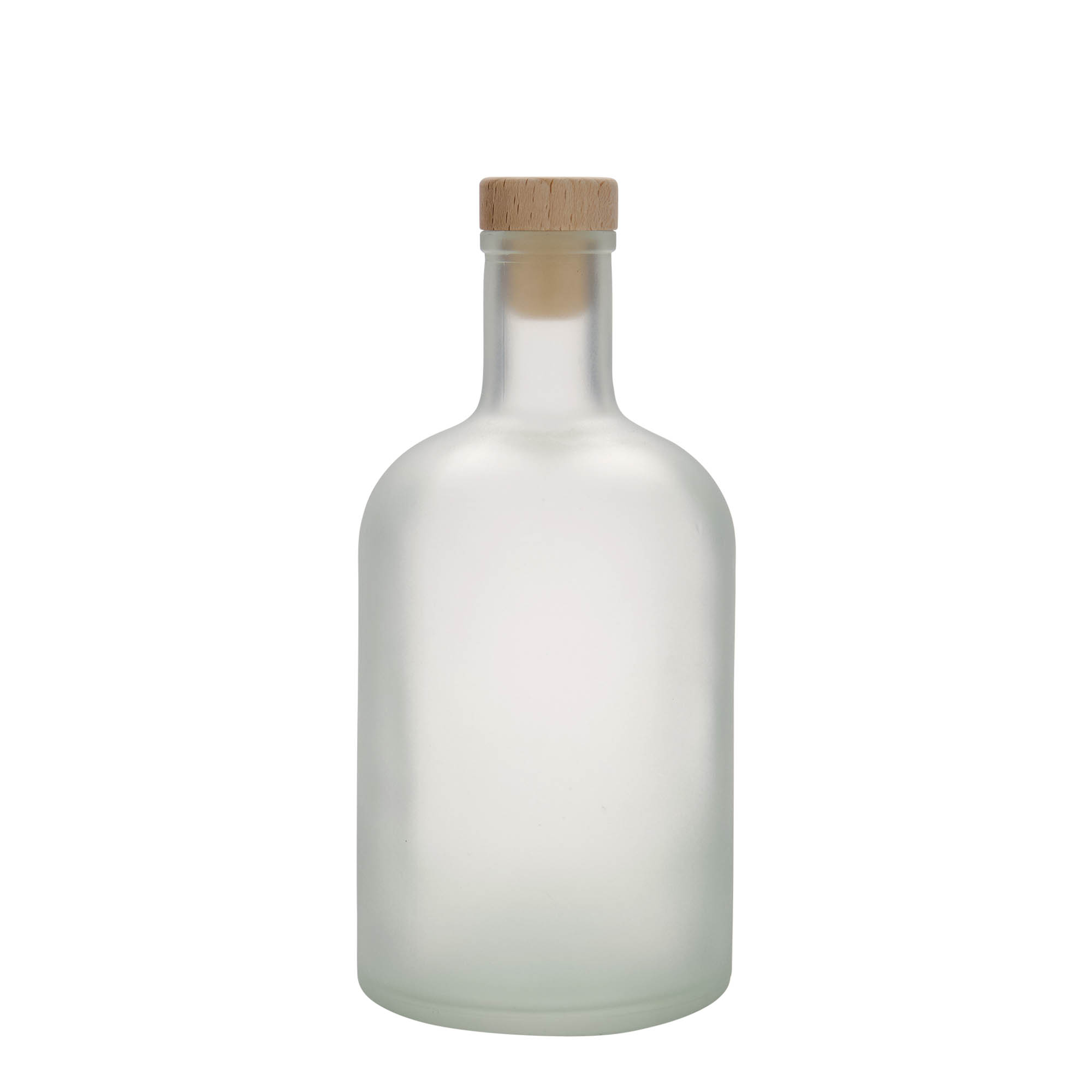 700 ml Glasflasche 'Gerardino', geeist, Mündung: Kork 700 ml Glasflasche 'Gerardino', geeist, Mündung: Kork