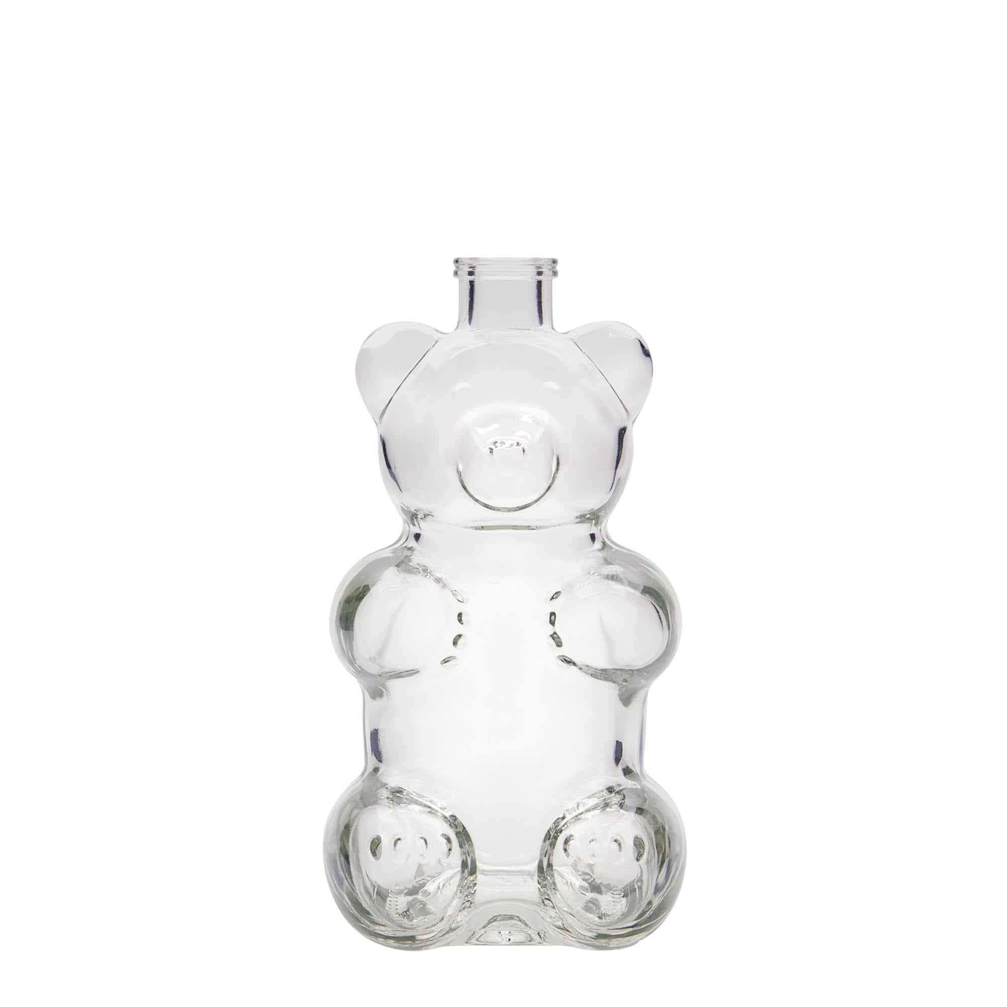 350 ml Glasflasche 'Bär', Mündung: Kork 350 ml Glasflasche 'Bär', Mündung: Kork