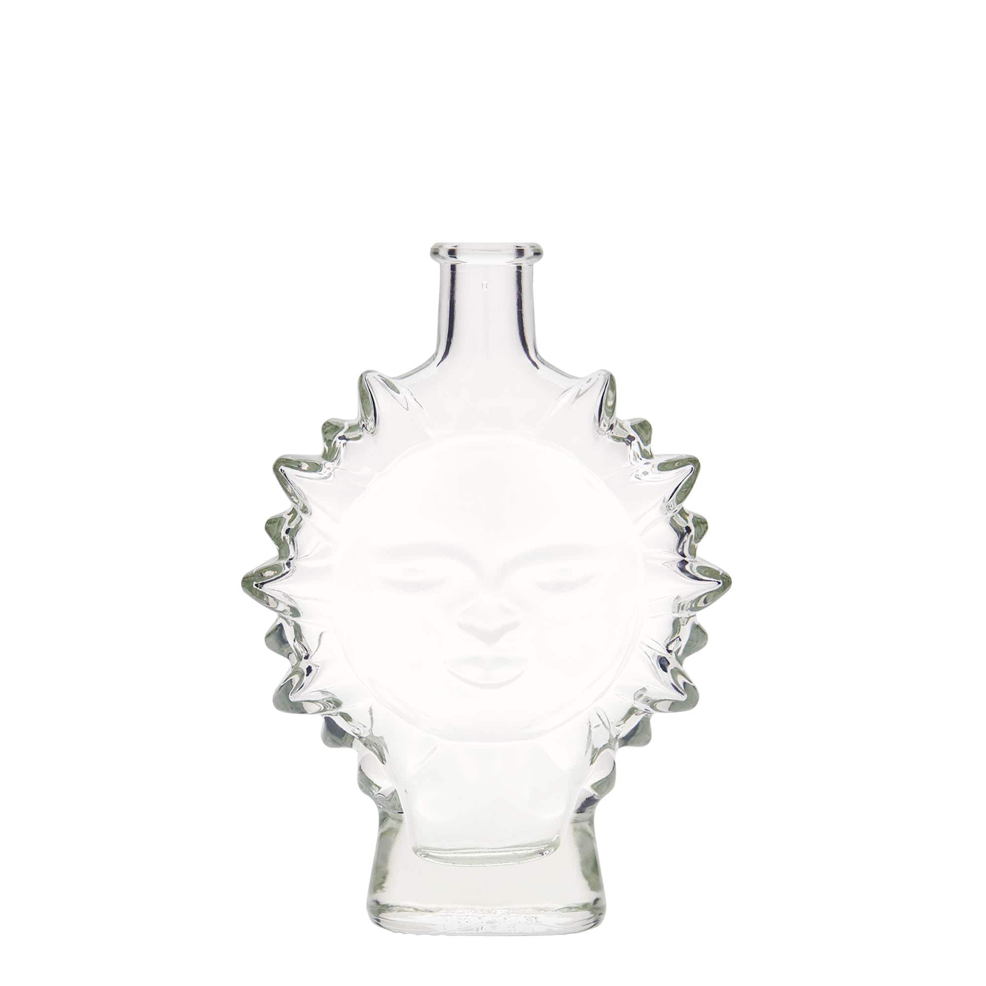 200 ml Glasflasche 'Sonne', Mündung: Kork