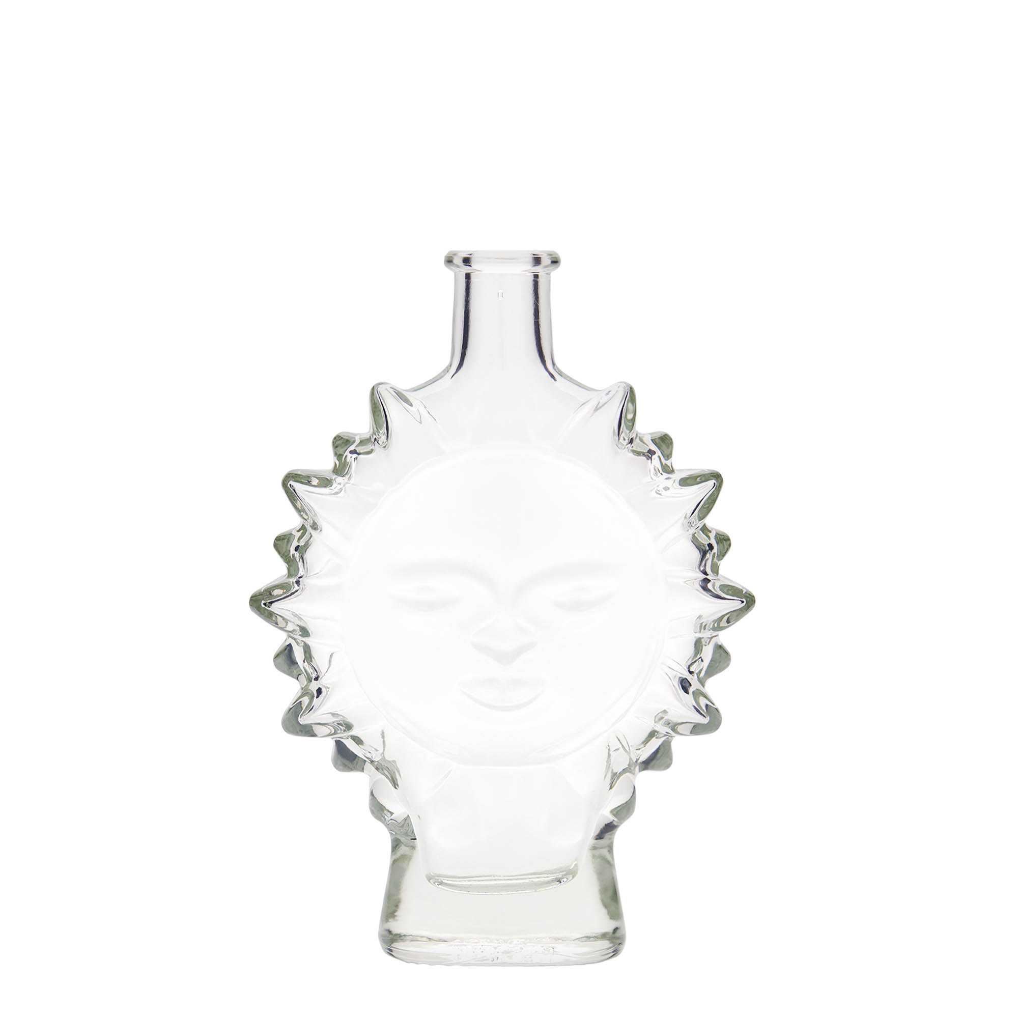 200 ml Glasflasche „Sonne“, Mündung: Kork