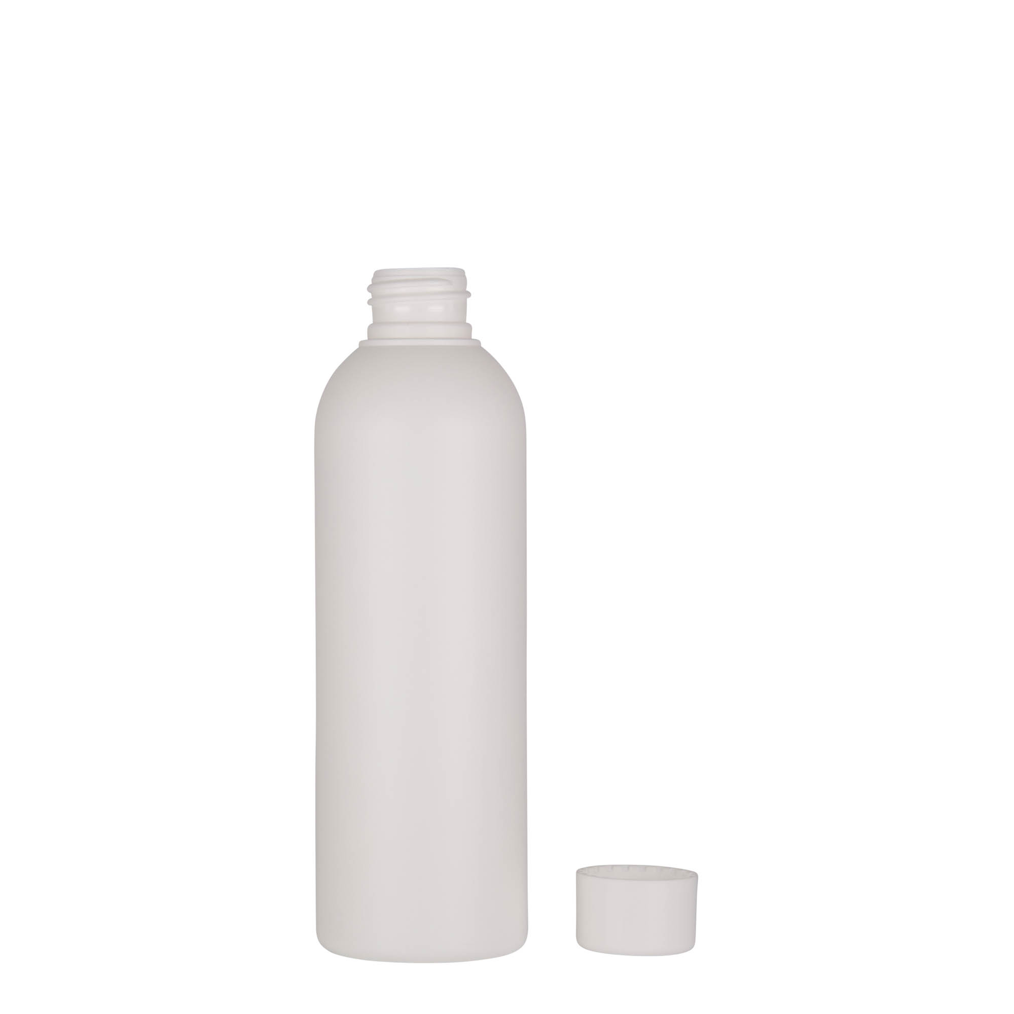200 ml Kunststoffflasche „Tuffy“, HDPE, weiß, Mündung:  24/410