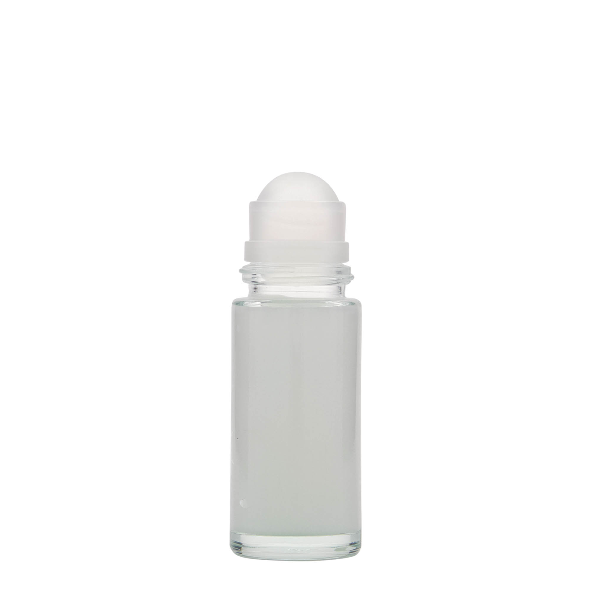 50 ml Roll-On-Flasche, Glas, Mündung: Schraubverschluss