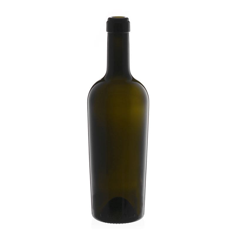 750 ml Weinflasche „Imperiale“, antikgrün, Mündung: Kork