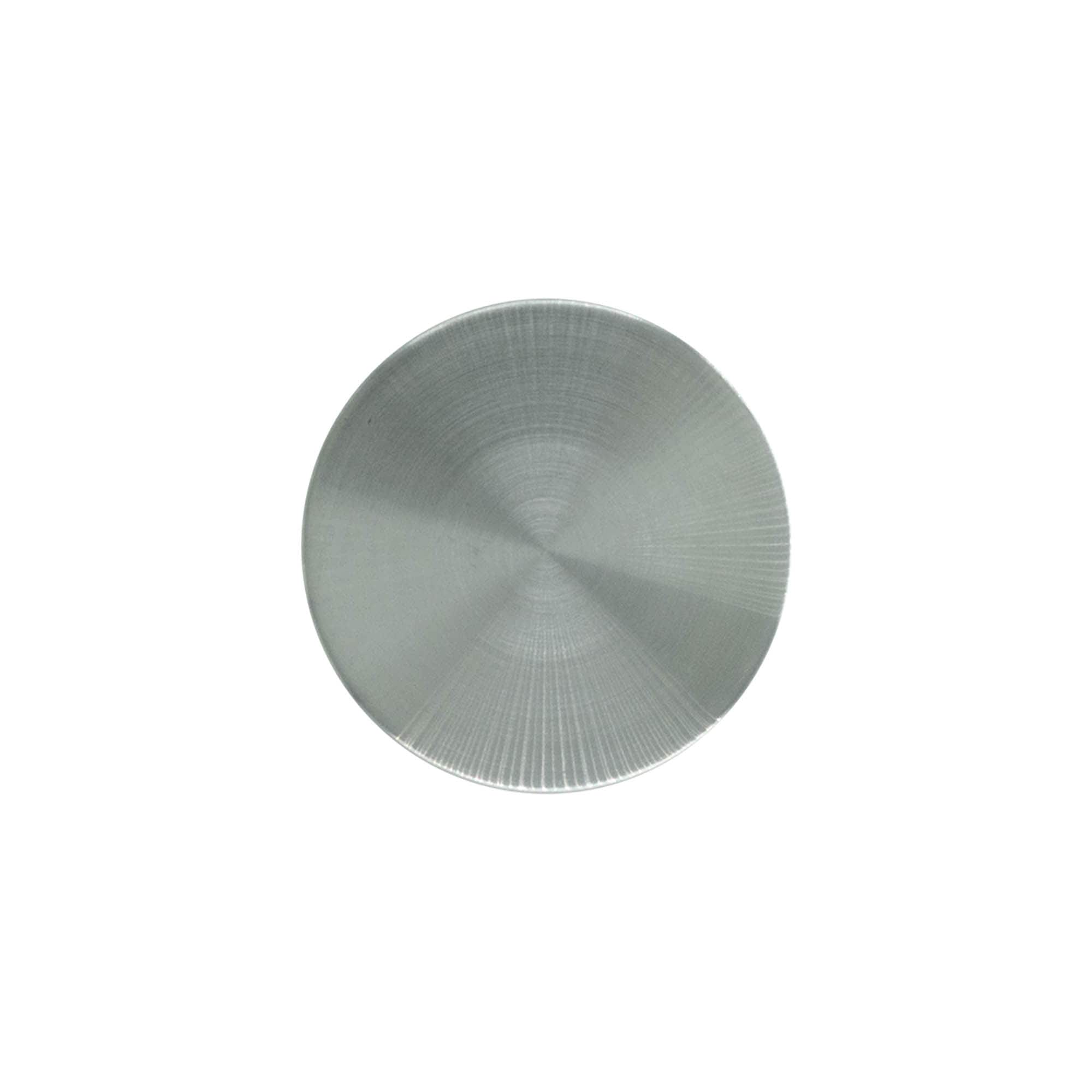 Schraubdeckel „Perseus“, Metall, silber