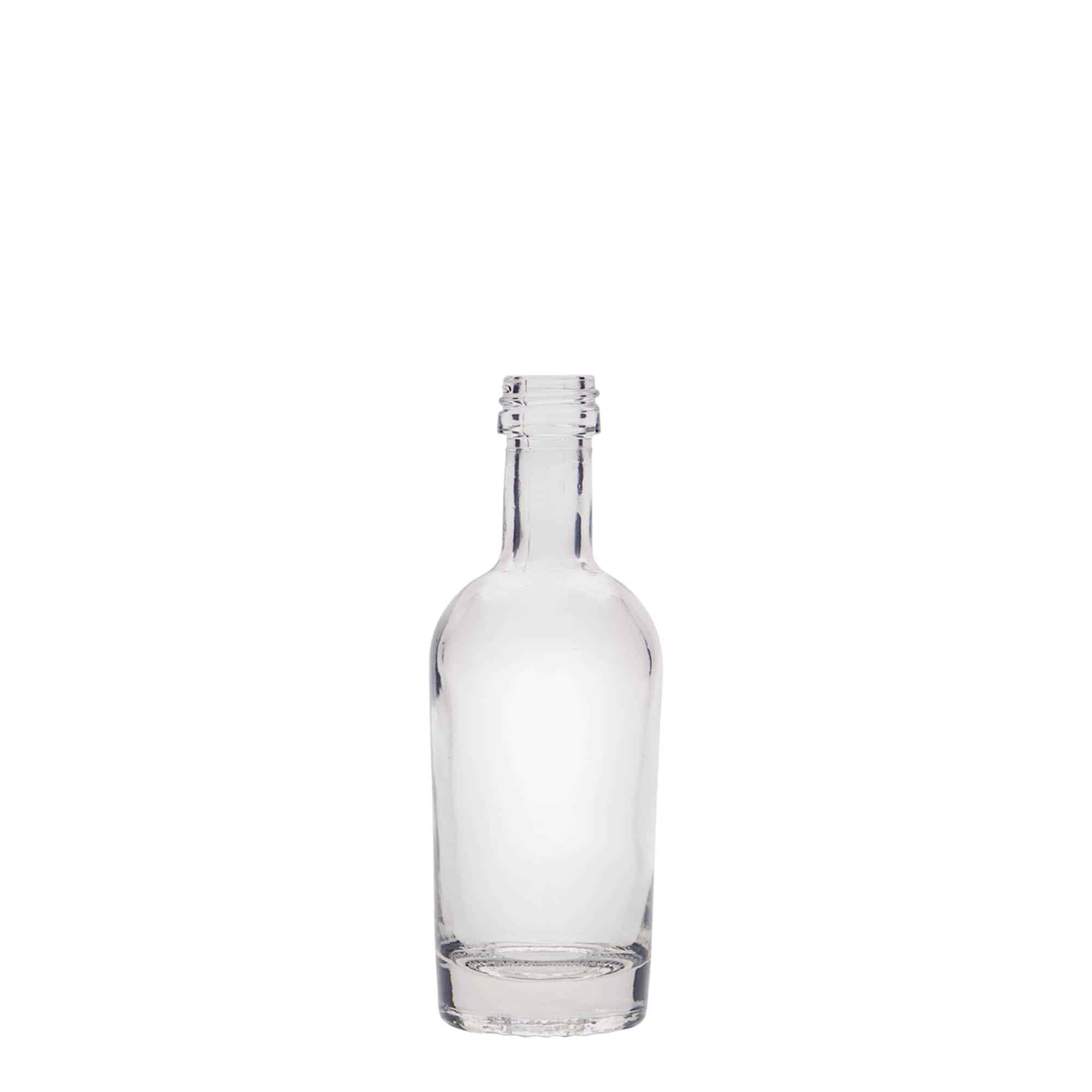 50 ml Glasflasche „Pepe“, Mündung: PP 18