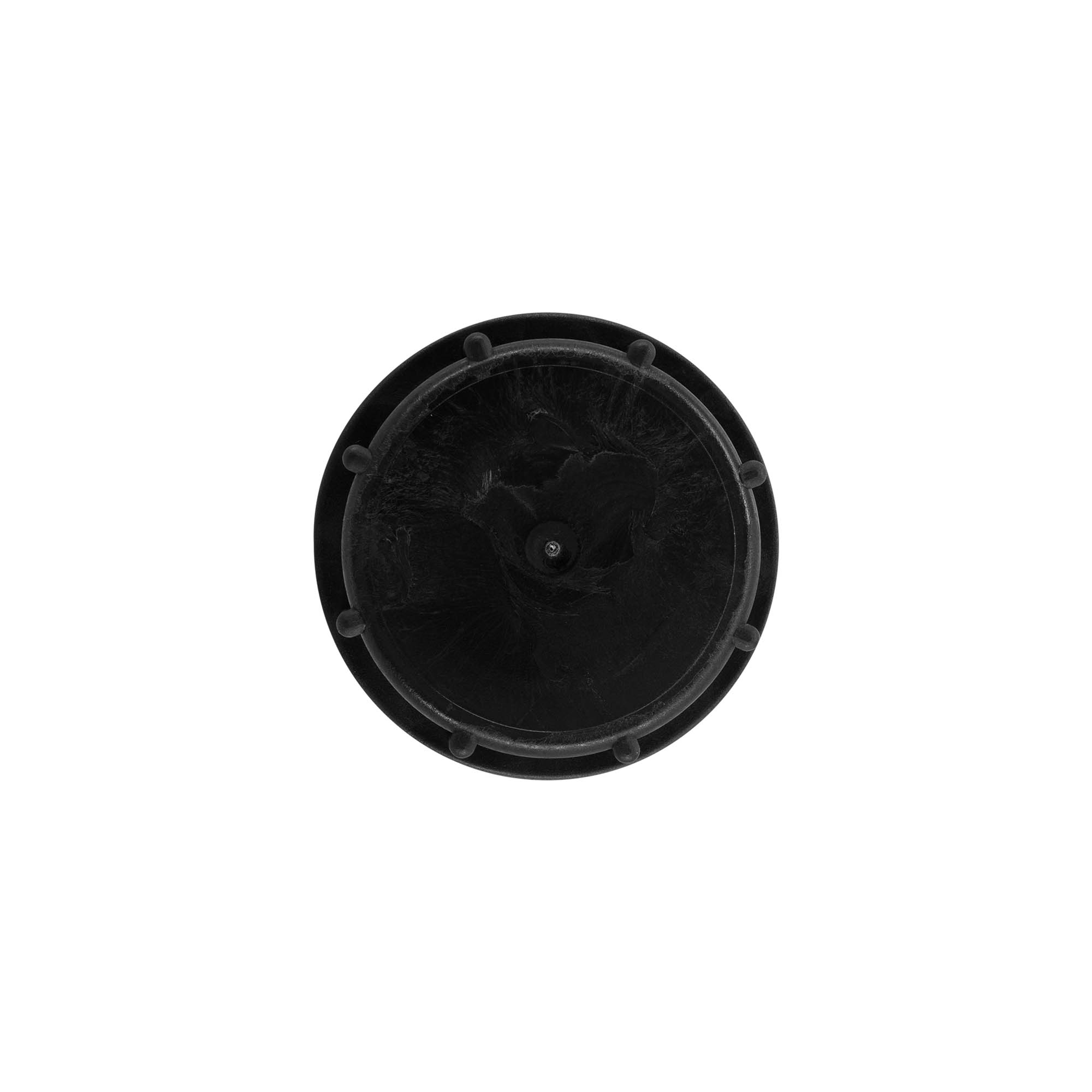 Schraubverschluss, PP-Kunststoff, schwarz, für Mündung: ND55