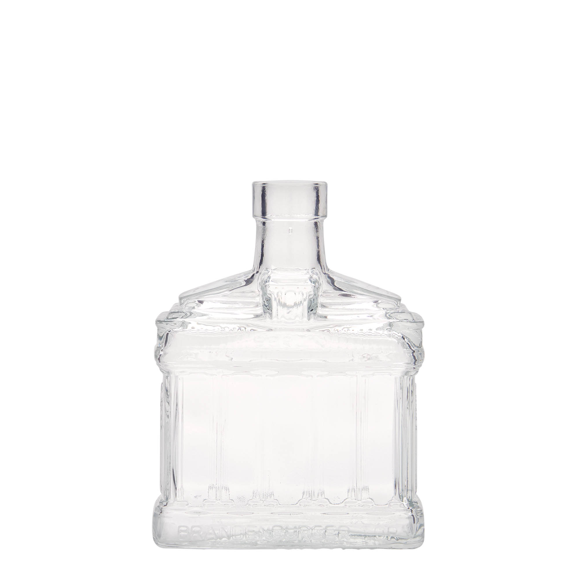 200 ml Glasflasche 'Brandenburger Tor', Mündung: Kork 200 ml Glasflasche 'Brandenburger Tor', Mündung: Kork