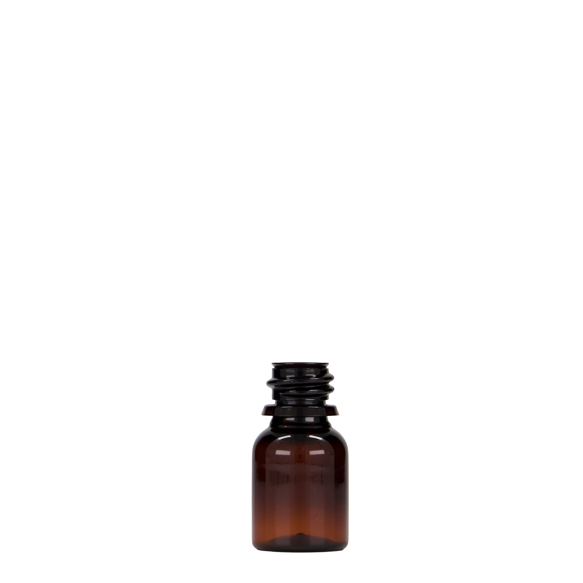 10 ml PET-Medizinflasche „Easy Living“, braun, Kunststoff, Mündung: DIN 18