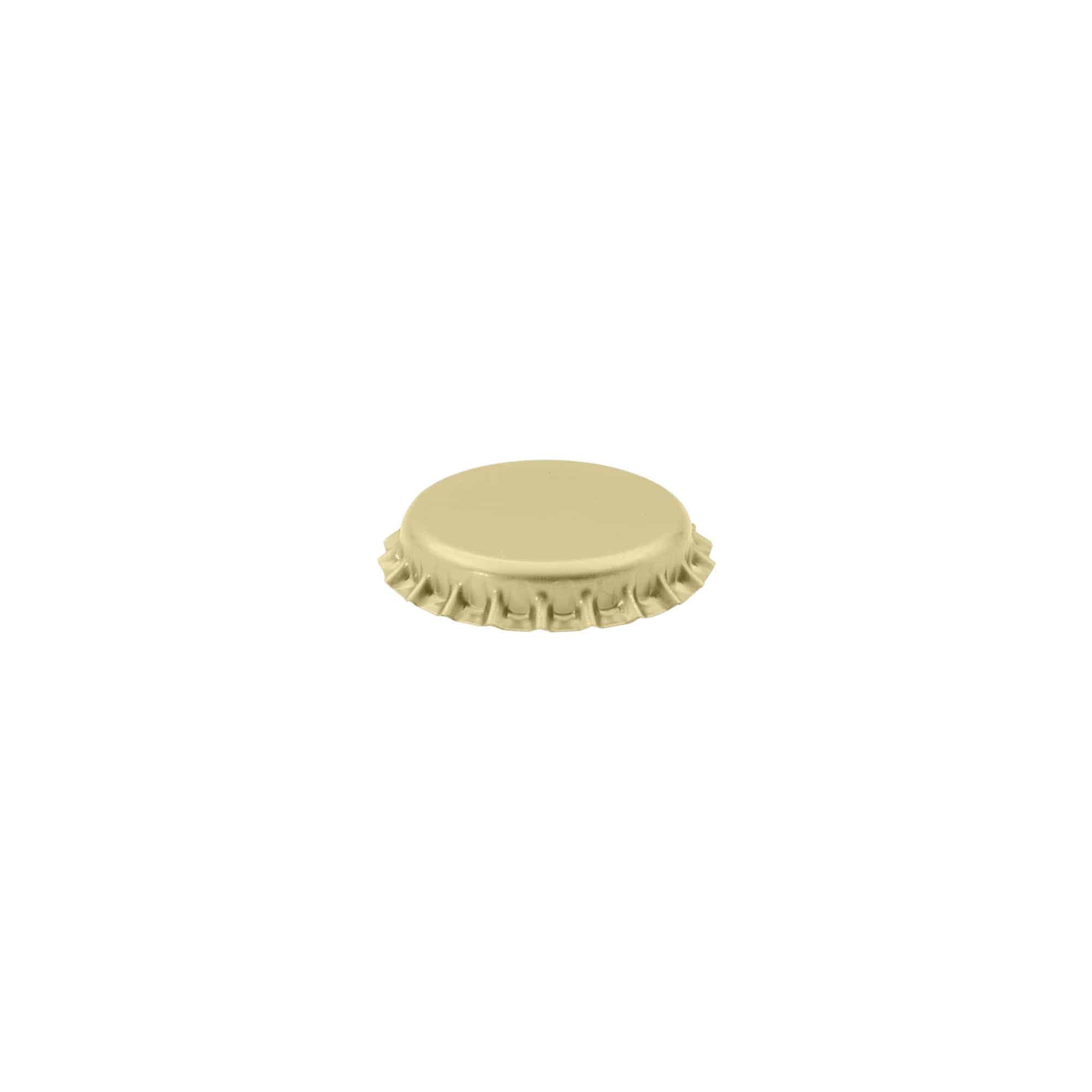 Kronkorken 26 mm, Metall, gold Kronkorken 26 mm, Metall, gold