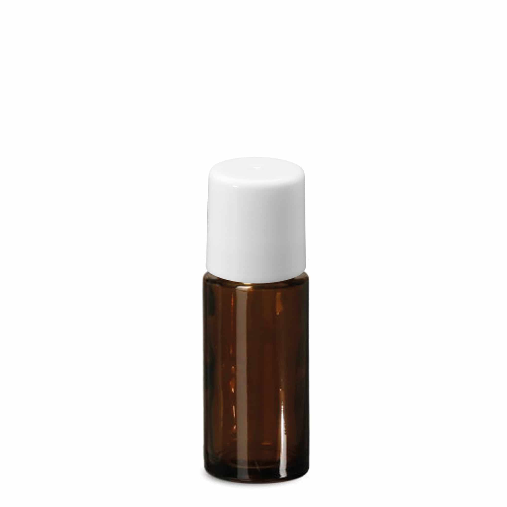 50 ml Roll-On-Flasche, Glas, braun, Mündung: Schraubverschluss 50 ml Roll-On-Flasche, Glas, braun, Mündung: Schraubverschluss