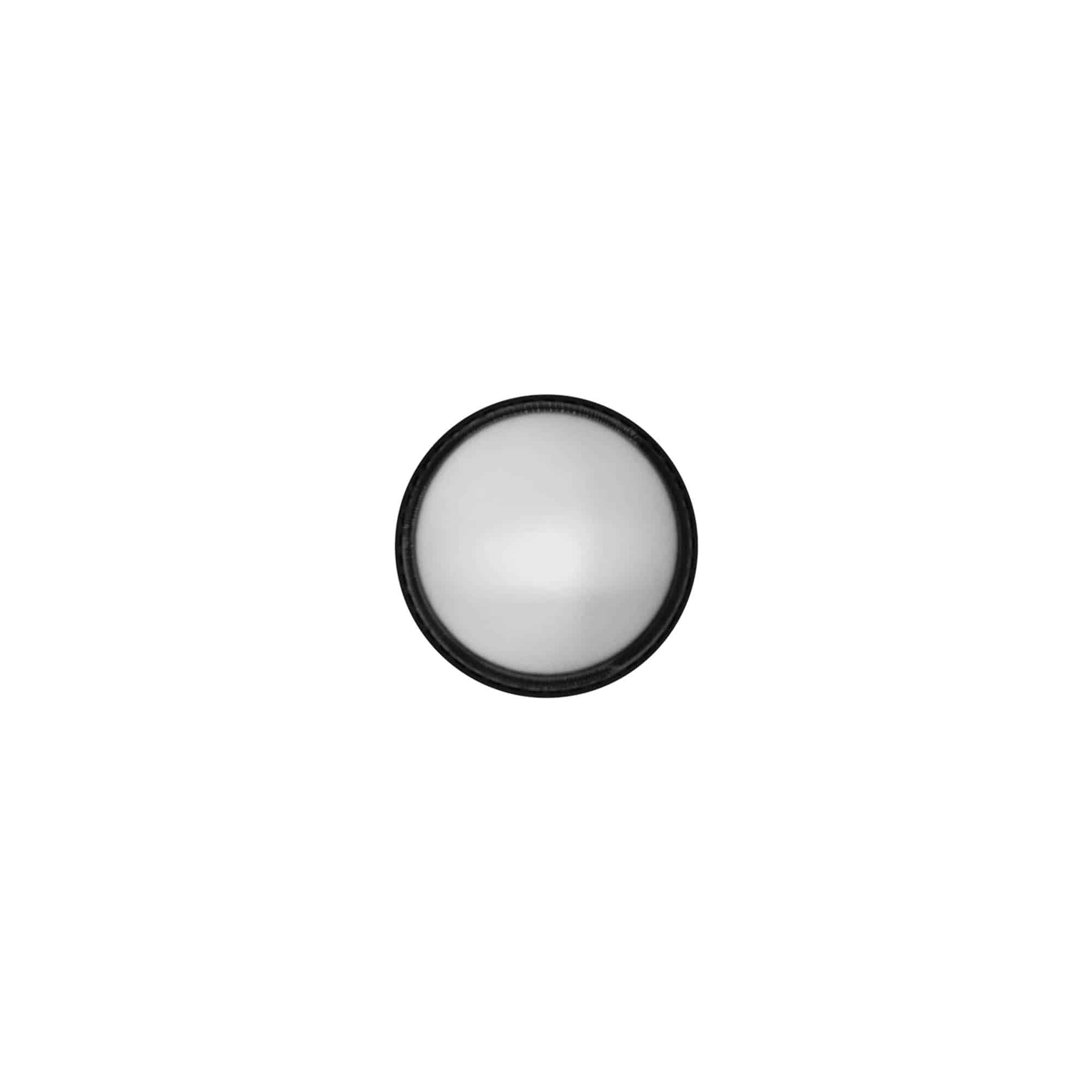Schraubverschluss für 15 ml 'Antonella', PP-Kunststoff, schwarz Schraubverschluss für 15 ml 'Antonella', PP-Kunststoff, schwarz