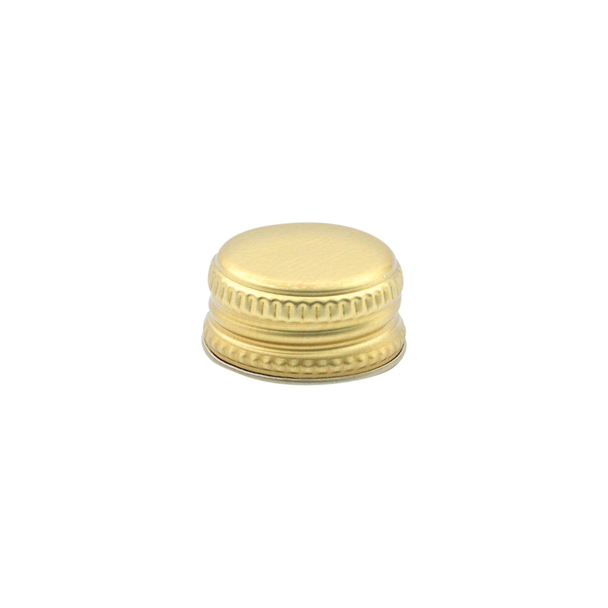 Schraubverschluss, Metall, gold, für Mündung: PP 28 Schraubverschluss, Metall, gold, für Mündung: PP 28