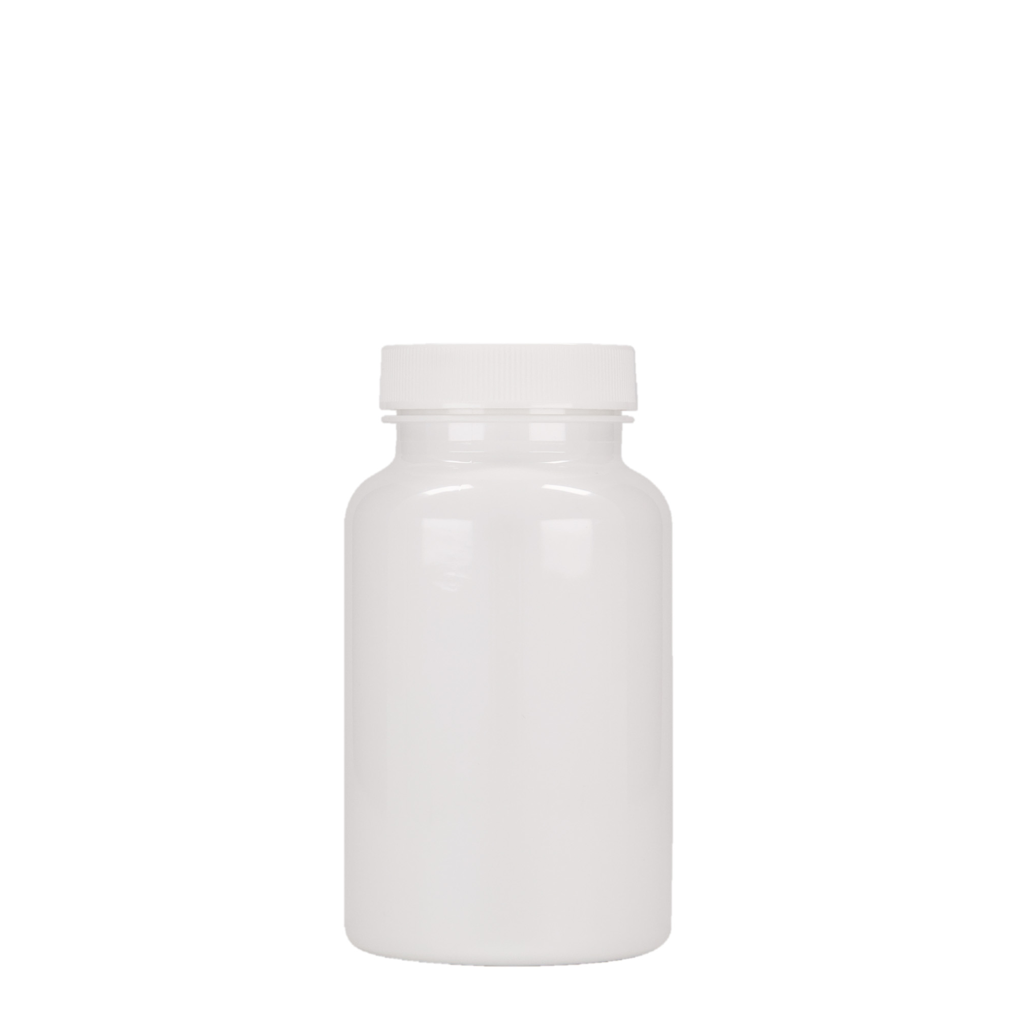 200 ml PET-Packer, Kunststoff, weiß, Mündung: 45/400