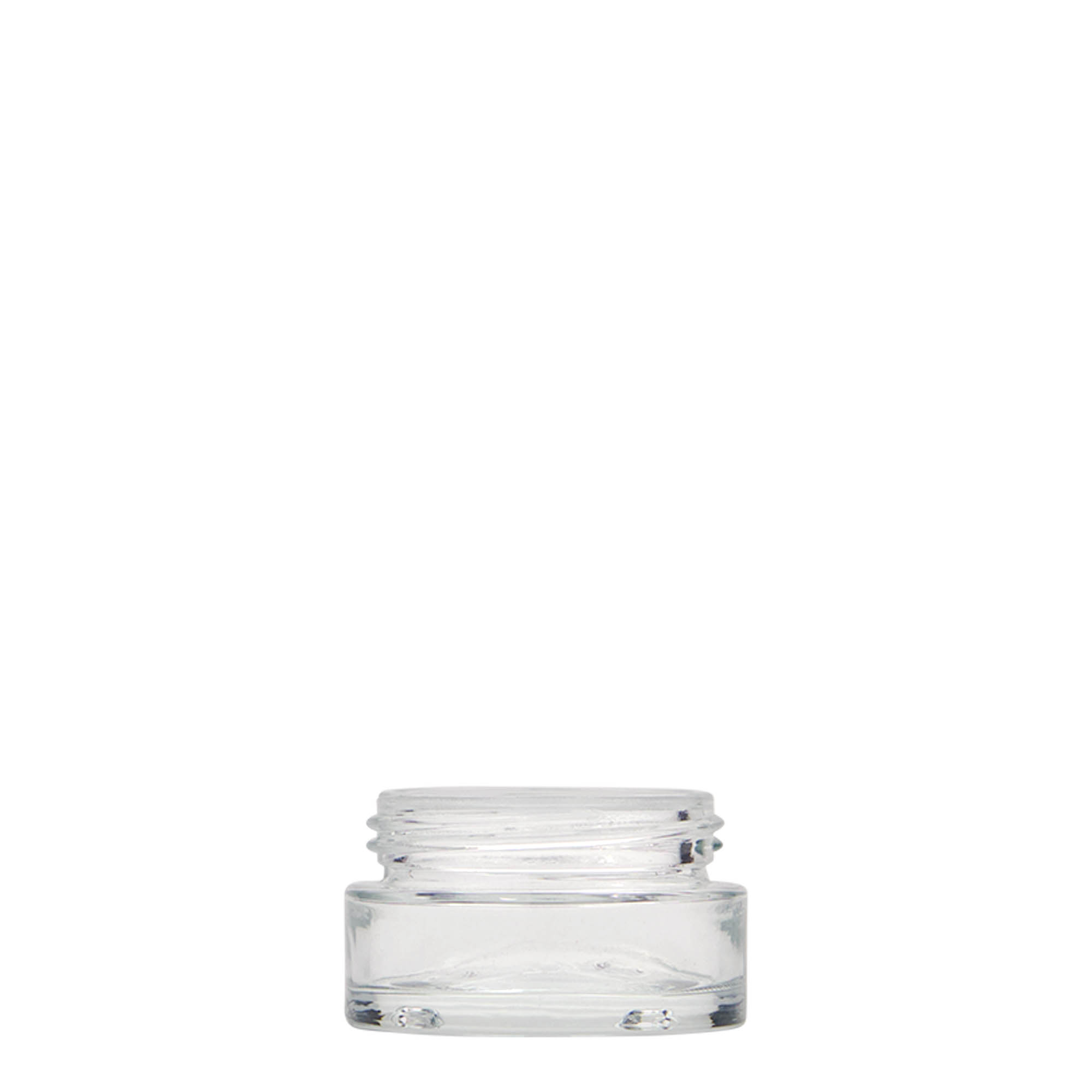 15 ml Tiegel 'Clear Edition', Glas, Mündung: Schraubverschluss 15 ml Tiegel 'Clear Edition', Glas, Mündung: Schraubverschluss