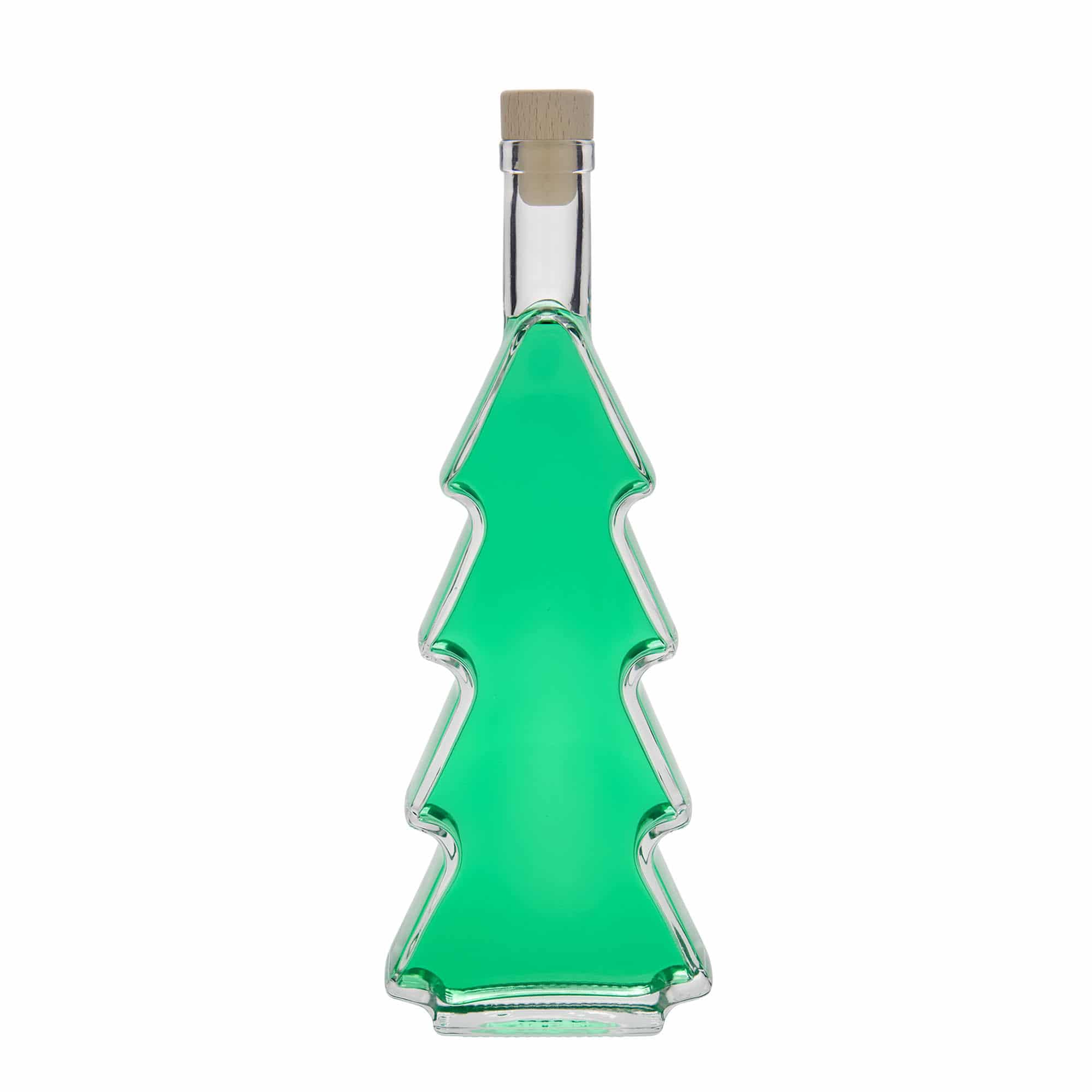 500 ml Glasflasche 'Tannenbaum', Mündung: Kork