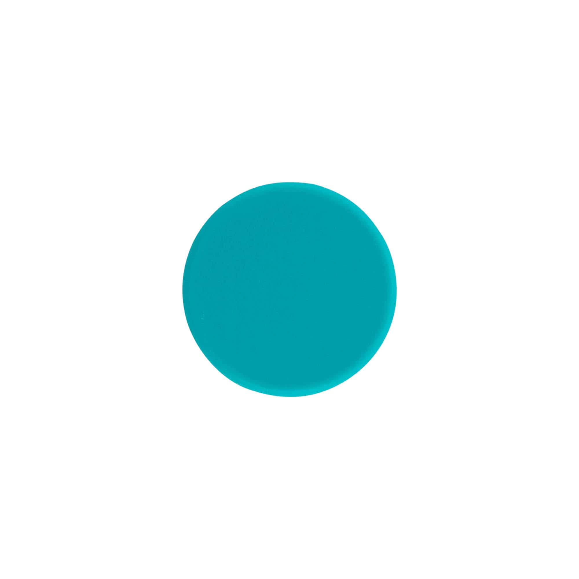 Schraubverschluss, ABS-Kunststoff, türkis, für Mündung: GPI 28/400 Schraubverschluss, ABS-Kunststoff, türkis, für Mündung: GPI 28/400