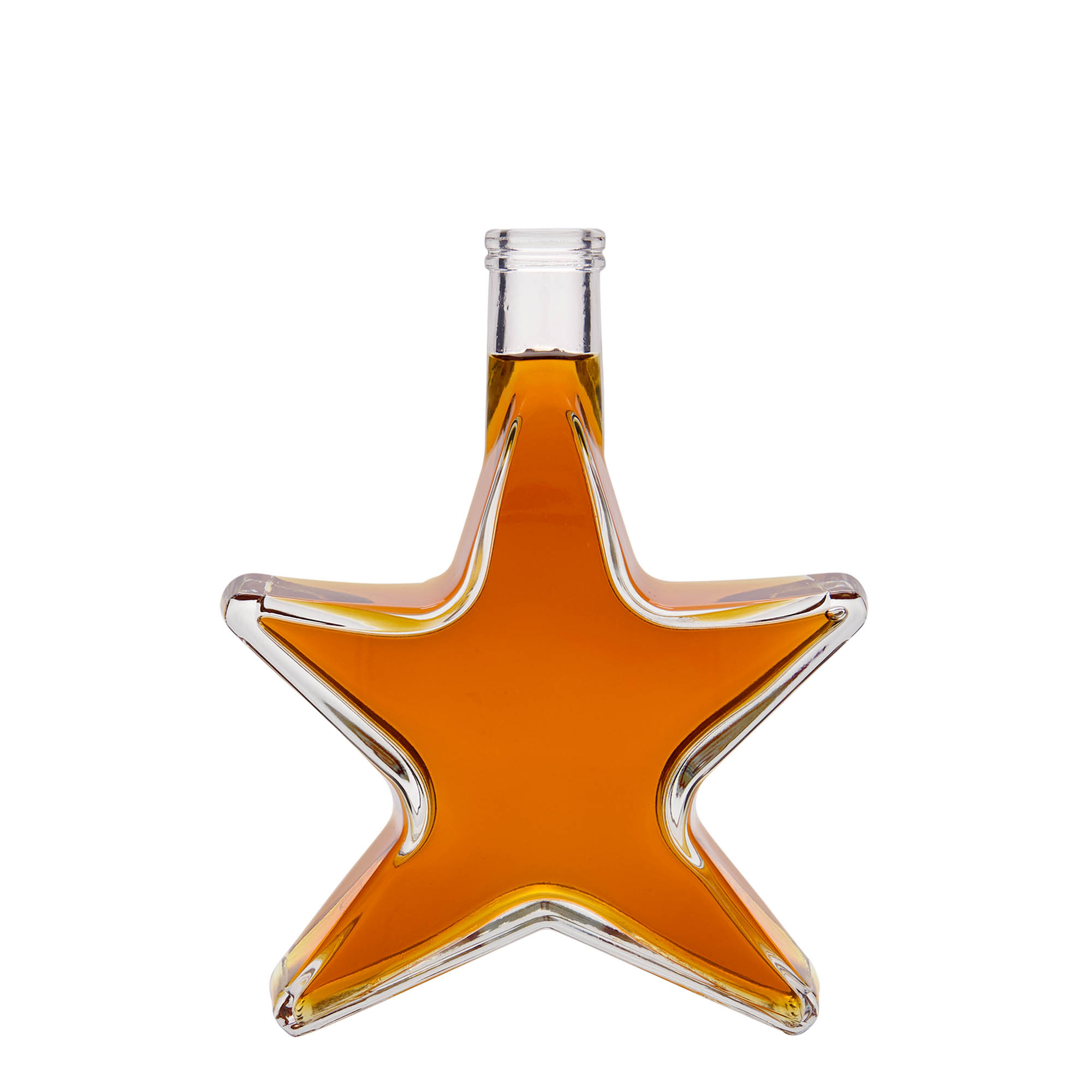 350 ml Glasflasche „Stern“, Mündung: Kork
