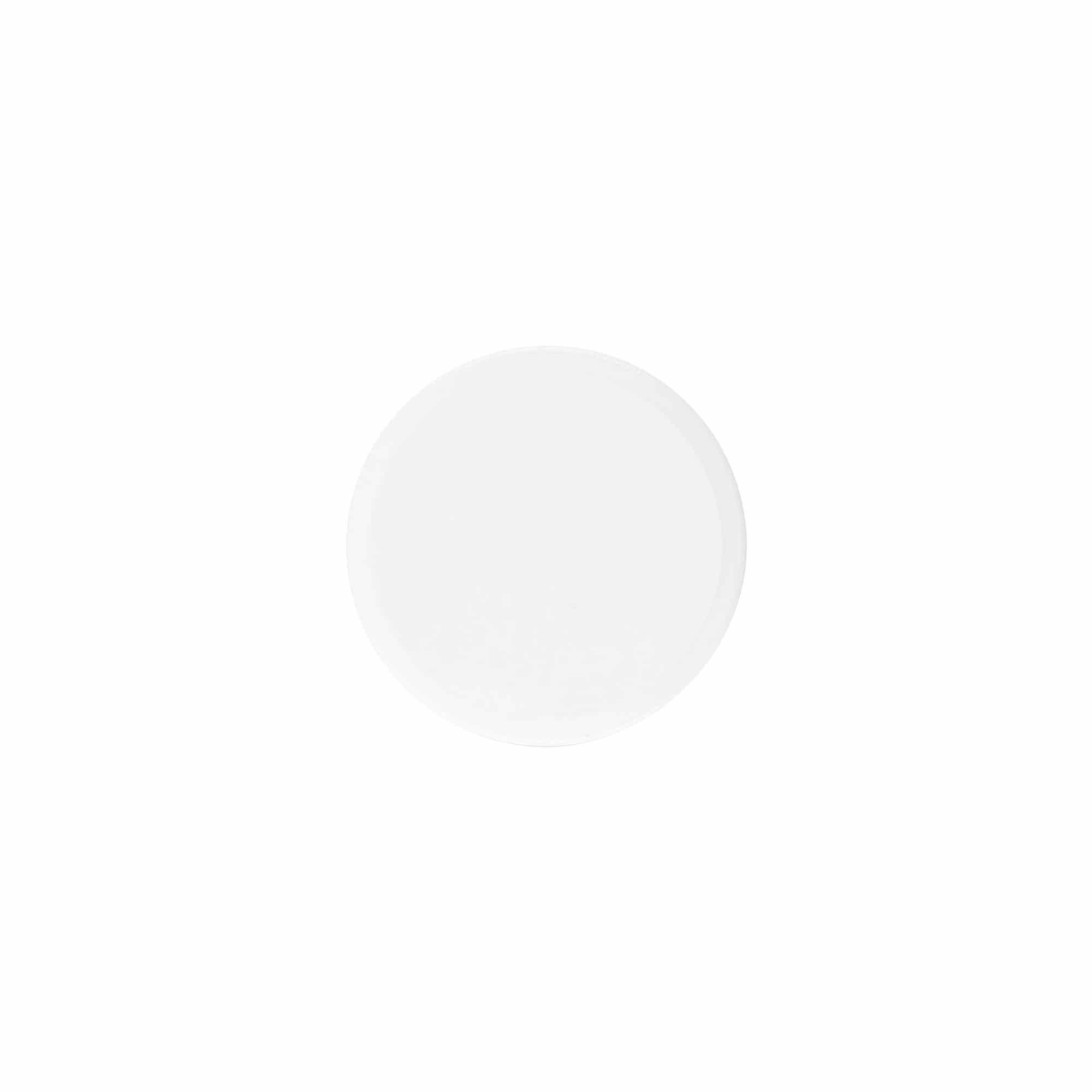 Schraubverschluss „White Line“ 60ml, PP-Kunststoff, weiß