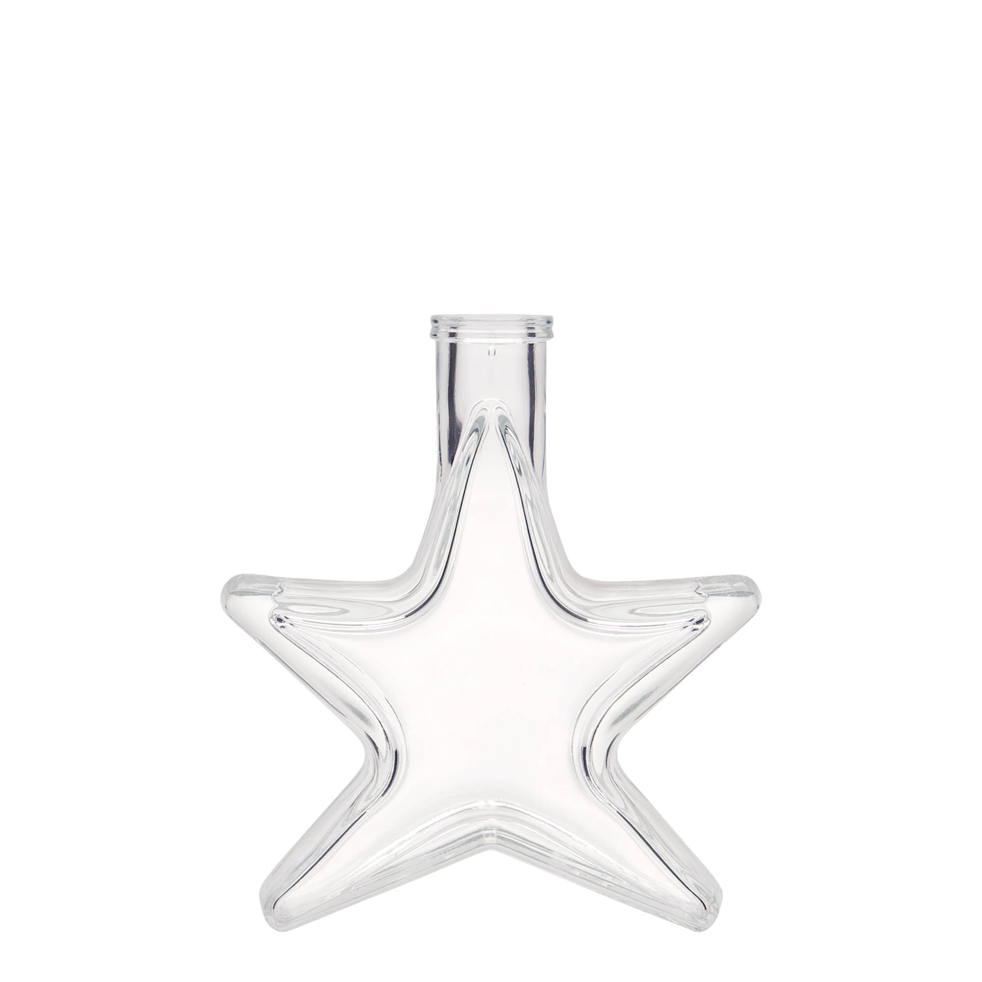 100 ml Glasflasche „Stern“, Mündung: Kork