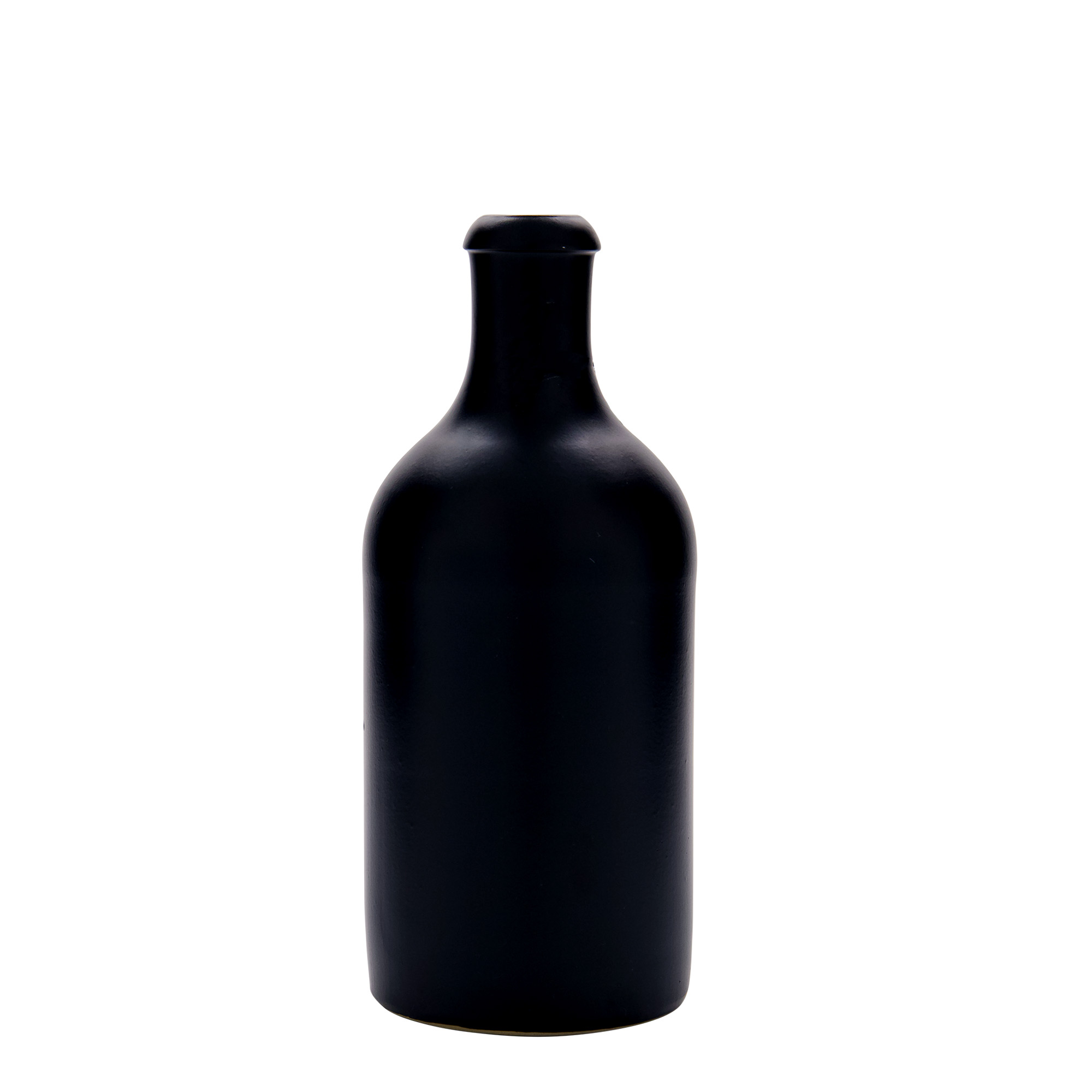 500 ml Tonkrug, Steinzeug, schwarz, Mündung: Bügelverschluss 500 ml Tonkrug, Steinzeug, schwarz, Mündung: Bügelverschluss