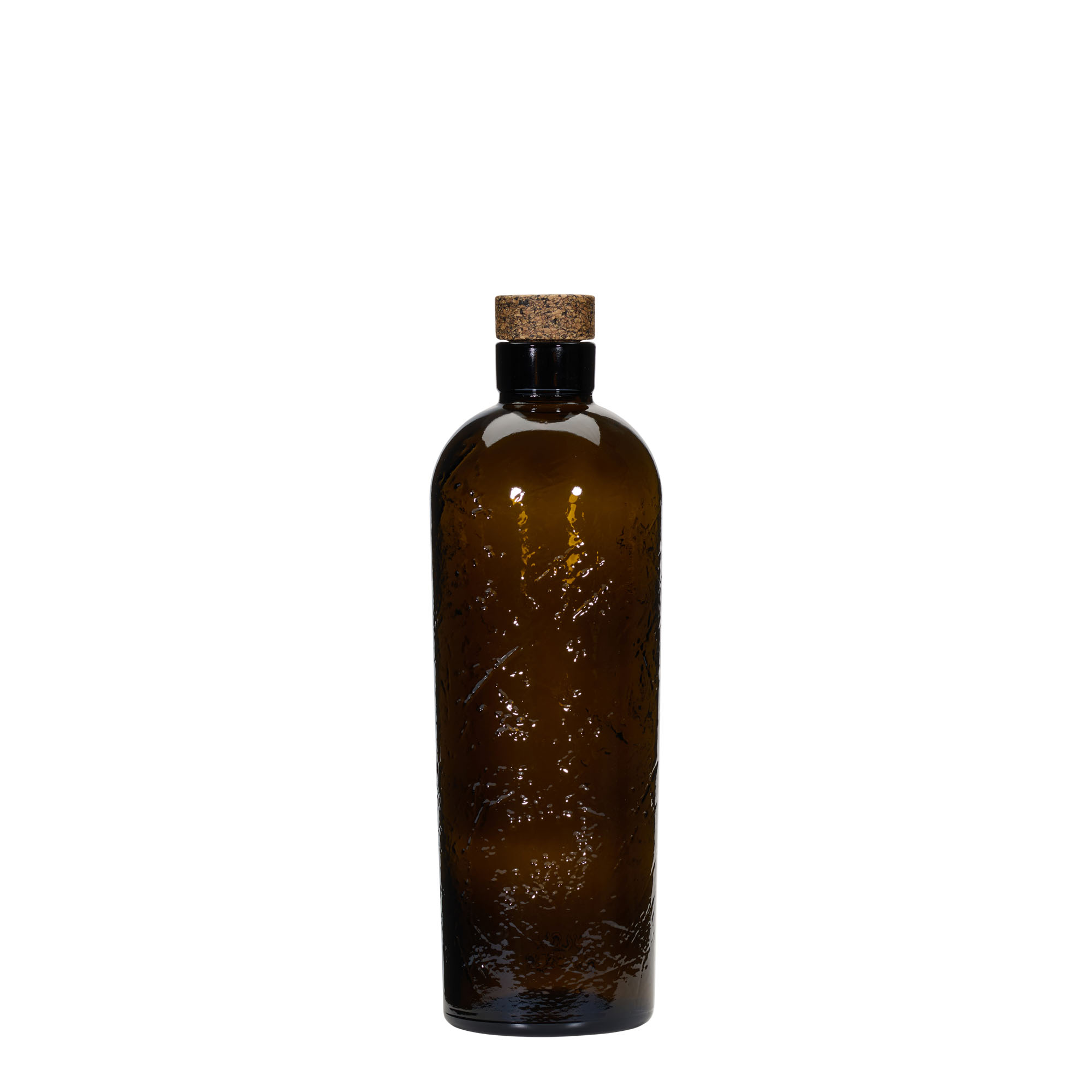 700 ml Wildly Crafted Glasflasche 'Natural', braun, Mündung: Kork 700 ml Wildly Crafted Glasflasche 'Natural', braun, Mündung: Kork