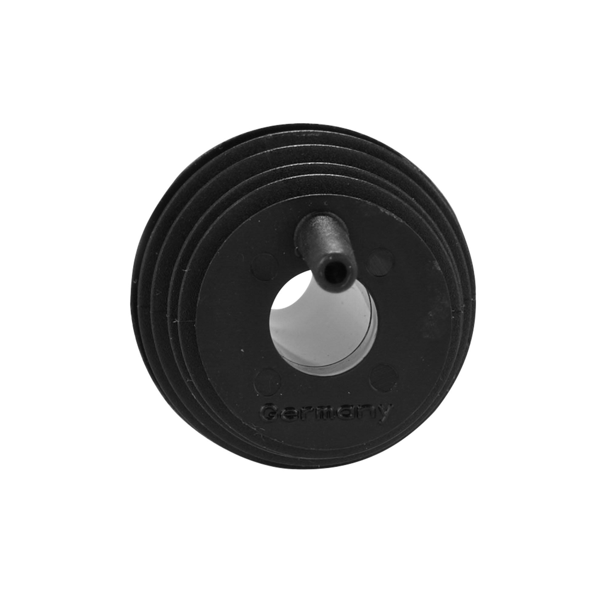 Ausgießer Inox mit Kappe, Edelstahl, silber