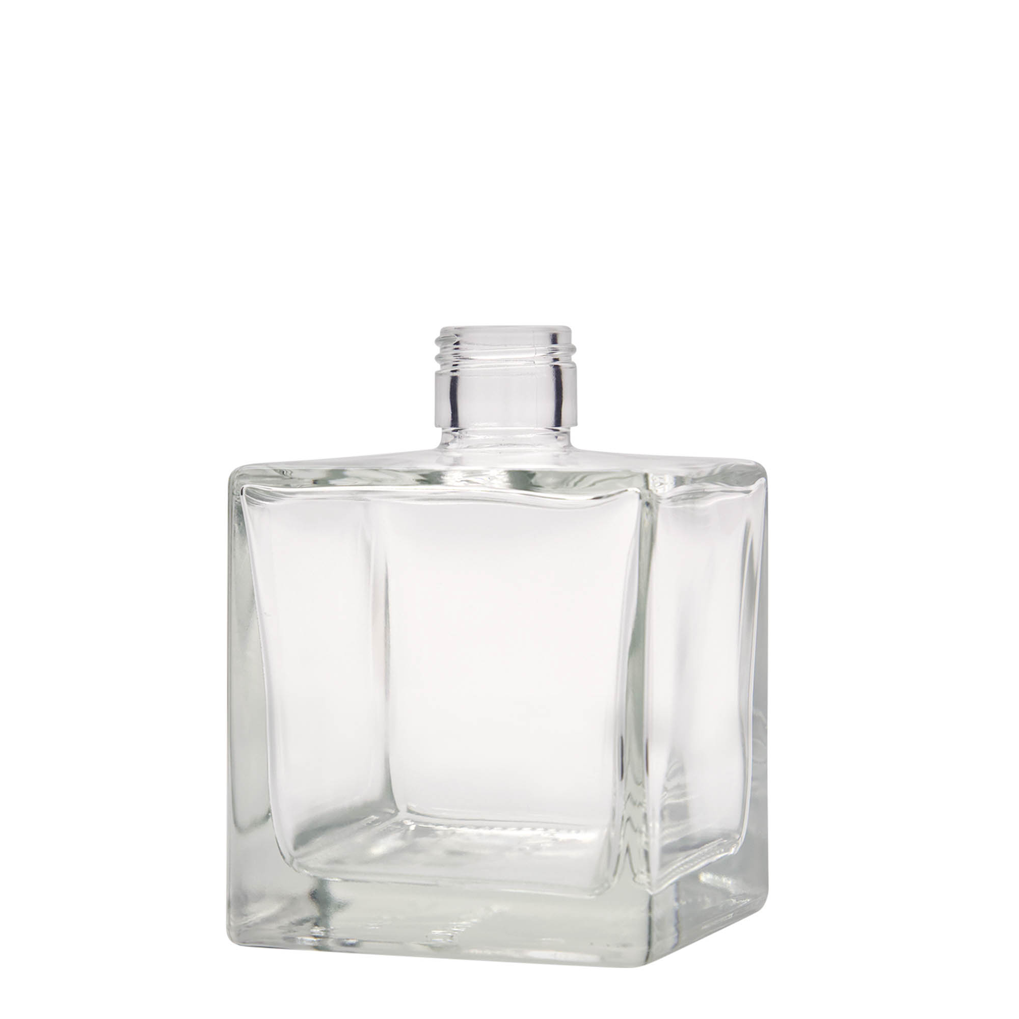 500 ml Glasflasche 'Cube', quadratisch, Mündung: PP 31,5 500 ml Glasflasche 'Cube', quadratisch, Mündung: PP 31,5