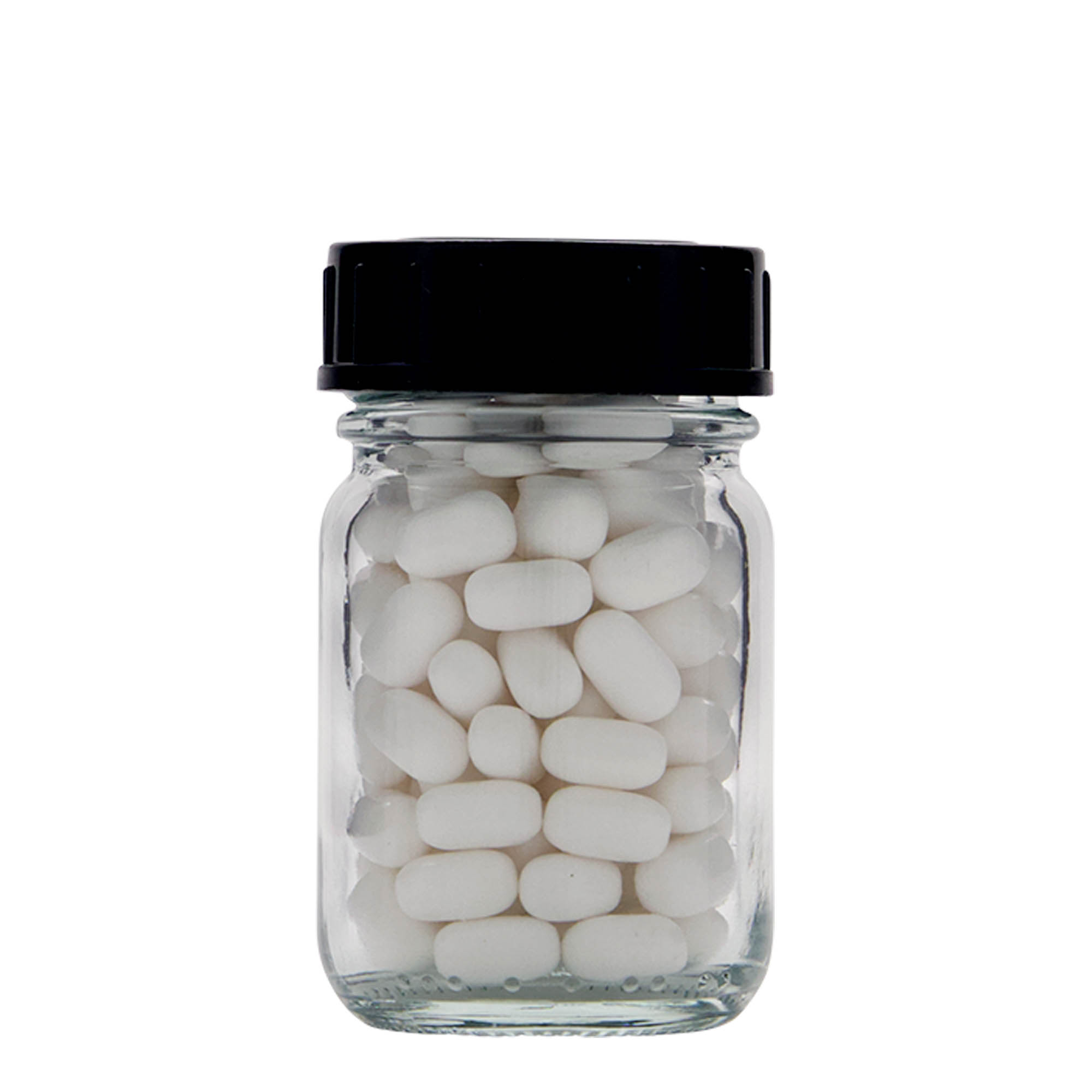 50 ml Weithalsglas, Mündung: DIN 40