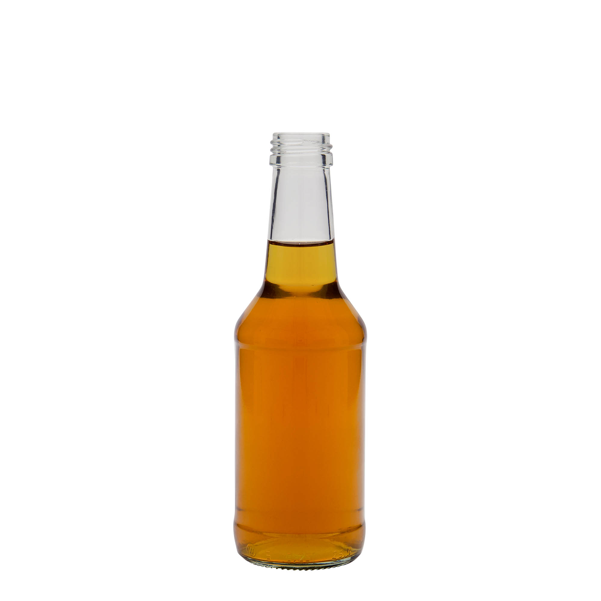 250 ml Glasflasche „Nils“, Mündung: PP 28