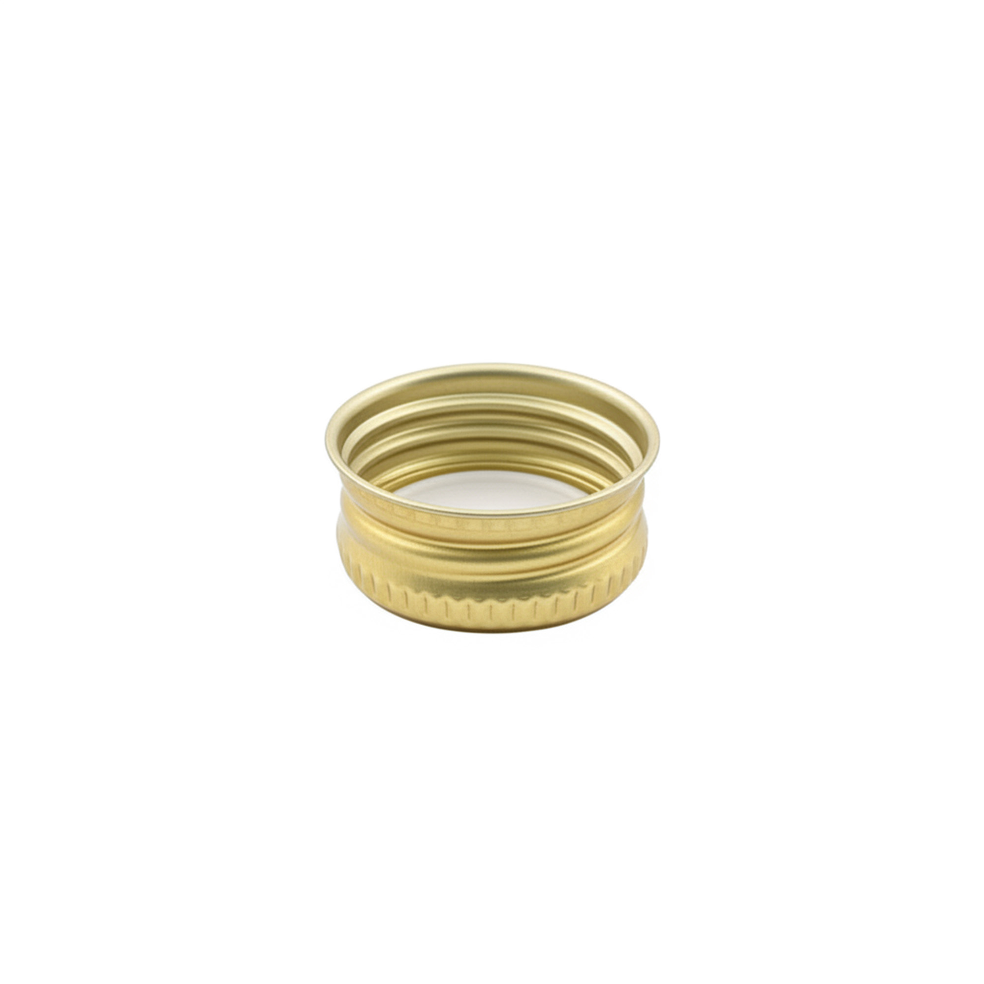 Schraubverschluss, Metall, gold, für Mündung: PP 28 Schraubverschluss, Metall, gold, für Mündung: PP 28