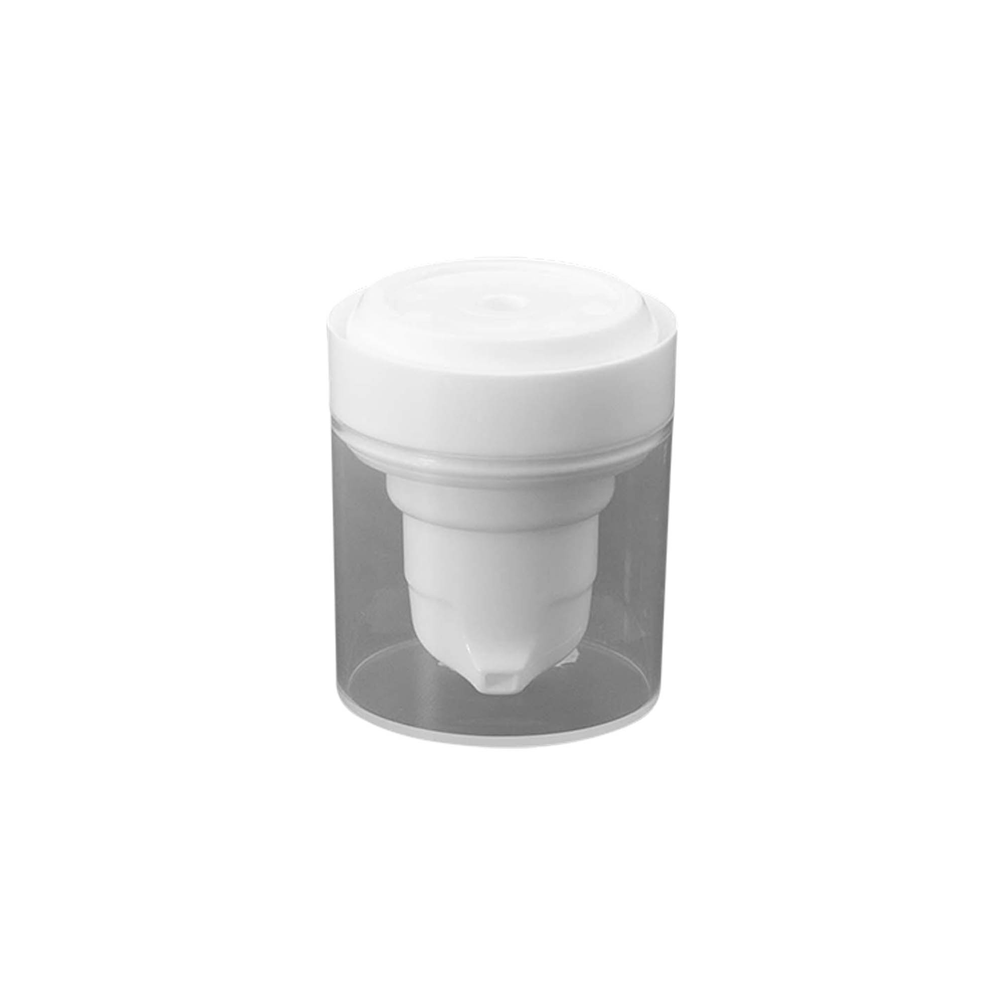Airless Dispenser Pumpkopf „Micro“, PP-Kunststoff, weiß