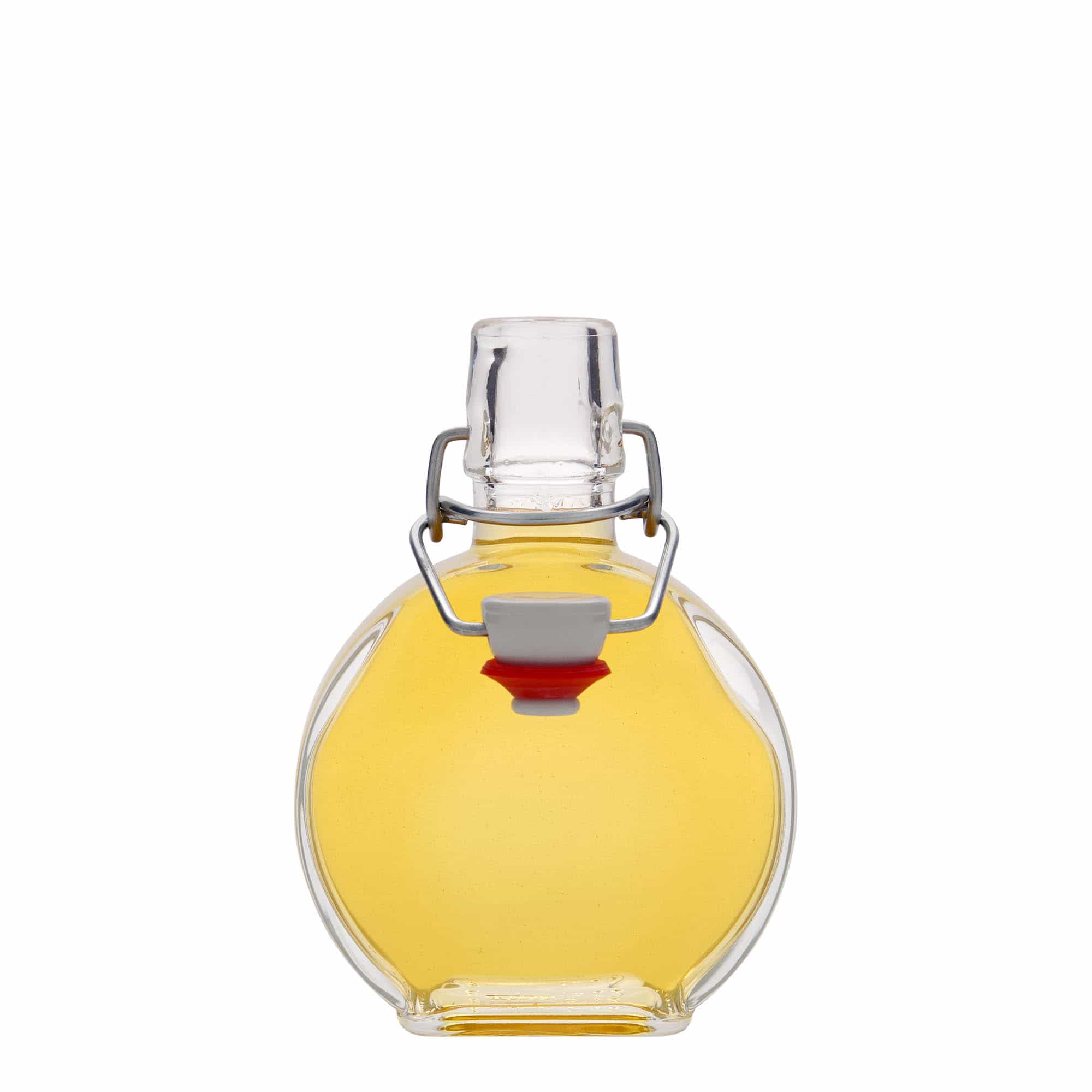 200 ml Glasflasche 'Sensatione', rechteckig, Mündung: Bügelverschluss