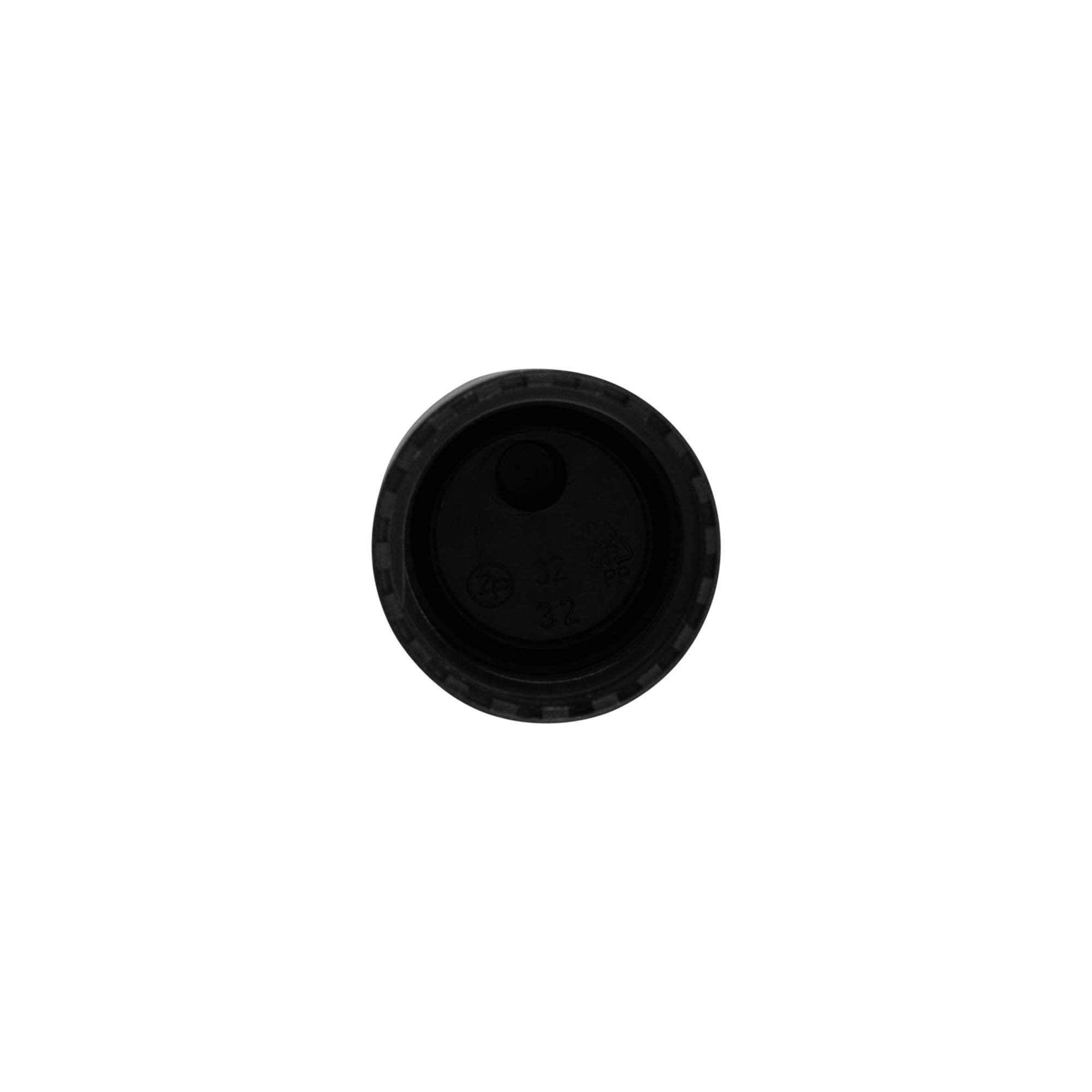 Schraubverschluss Disc Top, PP-Kunststoff, schwarz, für Mündung: 24/410