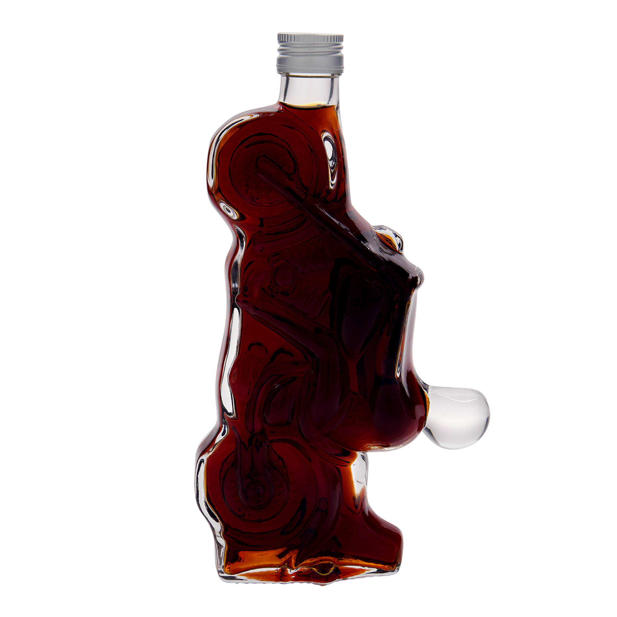 350 ml Glasflasche „Motorrad“, Mündung: PP 28