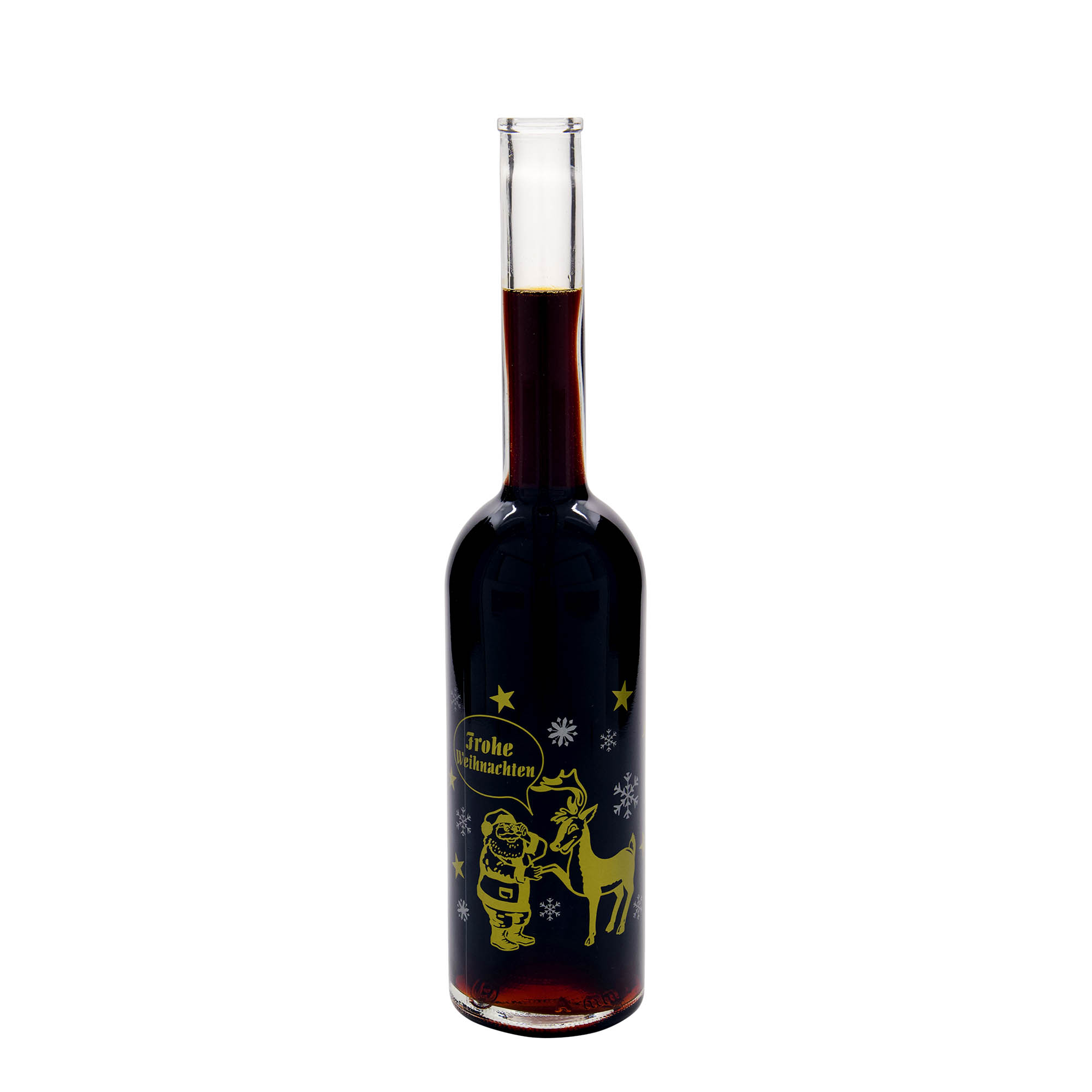 500 ml Glasflasche 'Opera', Motiv: Feuerwerk, Mündung: Kork 500 ml Glasflasche 'Opera', Motiv: Feuerwerk, Mündung: Kork