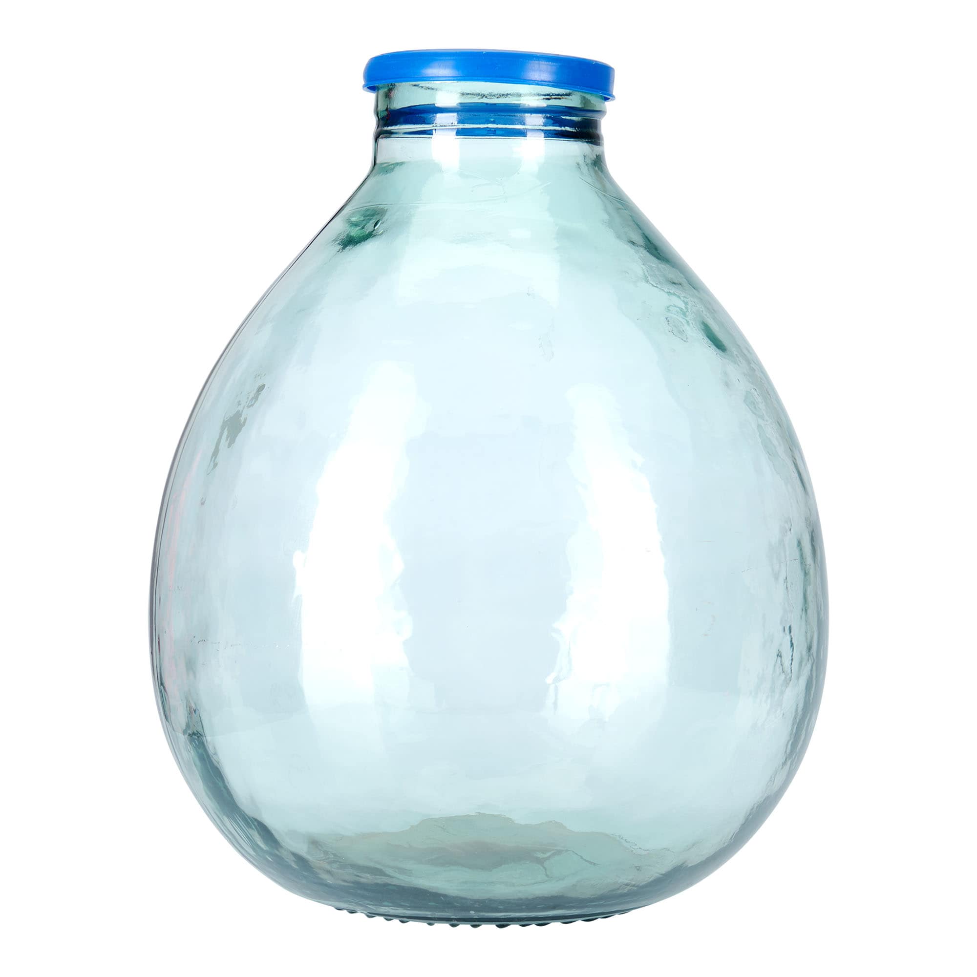 34 l Ballonflasche Weithals, Glas, Mündung: Stülpdeckel