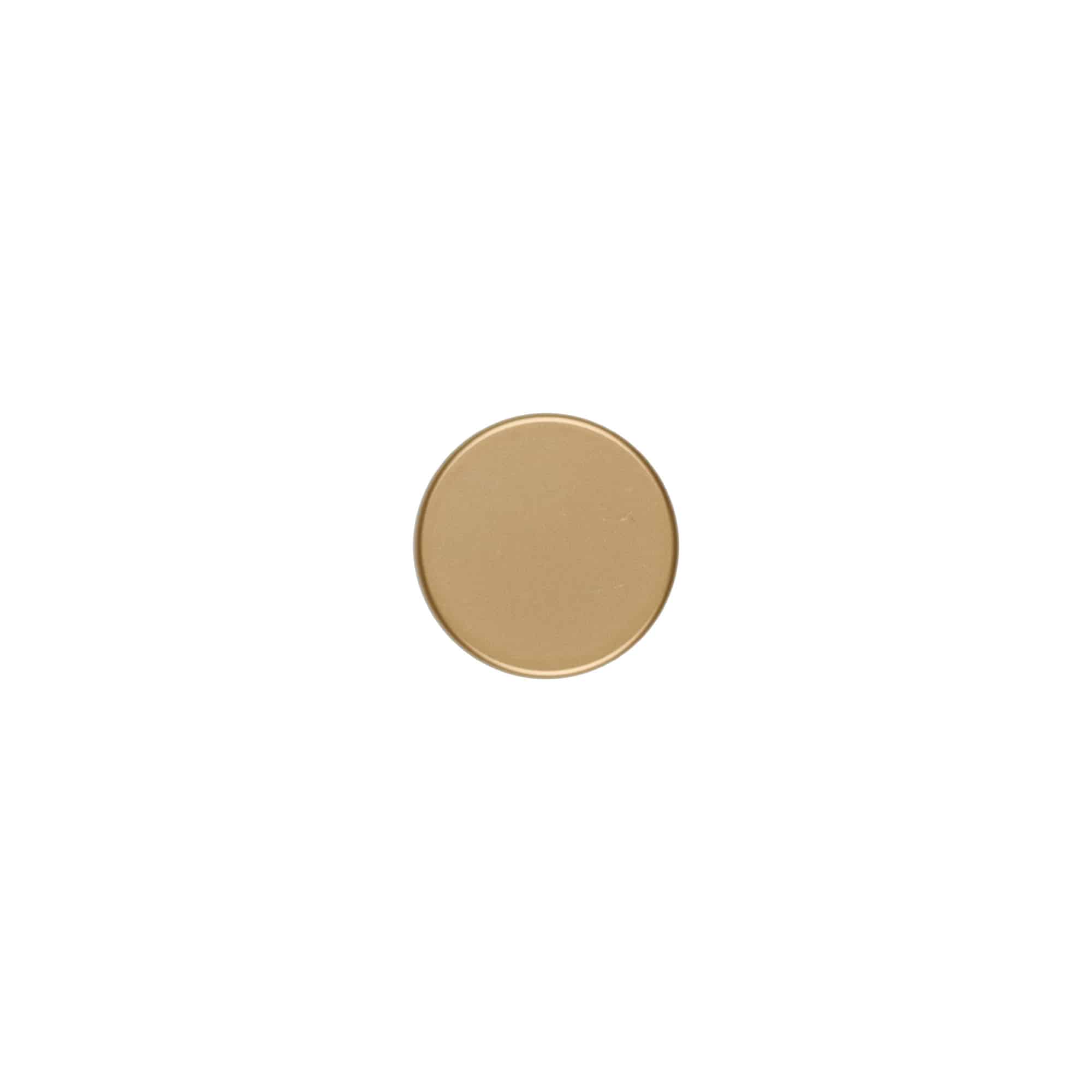 Schraubverschluss, ABS-Kunststoff, gold-matt, für Mündung: GPI 33/400