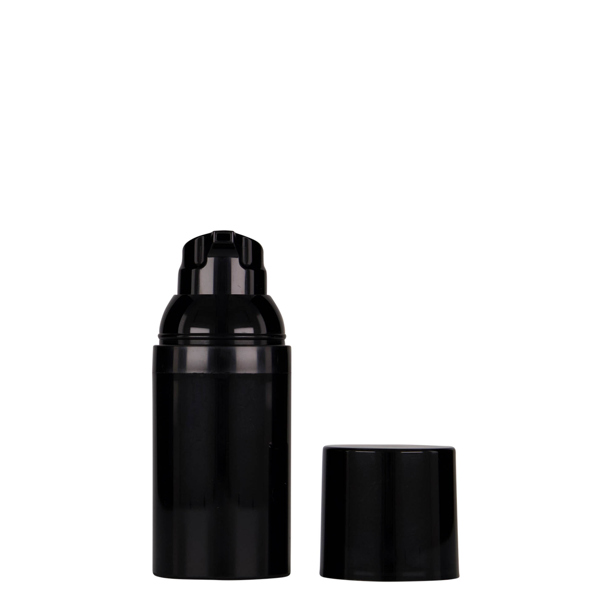 30 ml Airless Dispenser „Mezzo“, PP-Kunststoff, schwarz