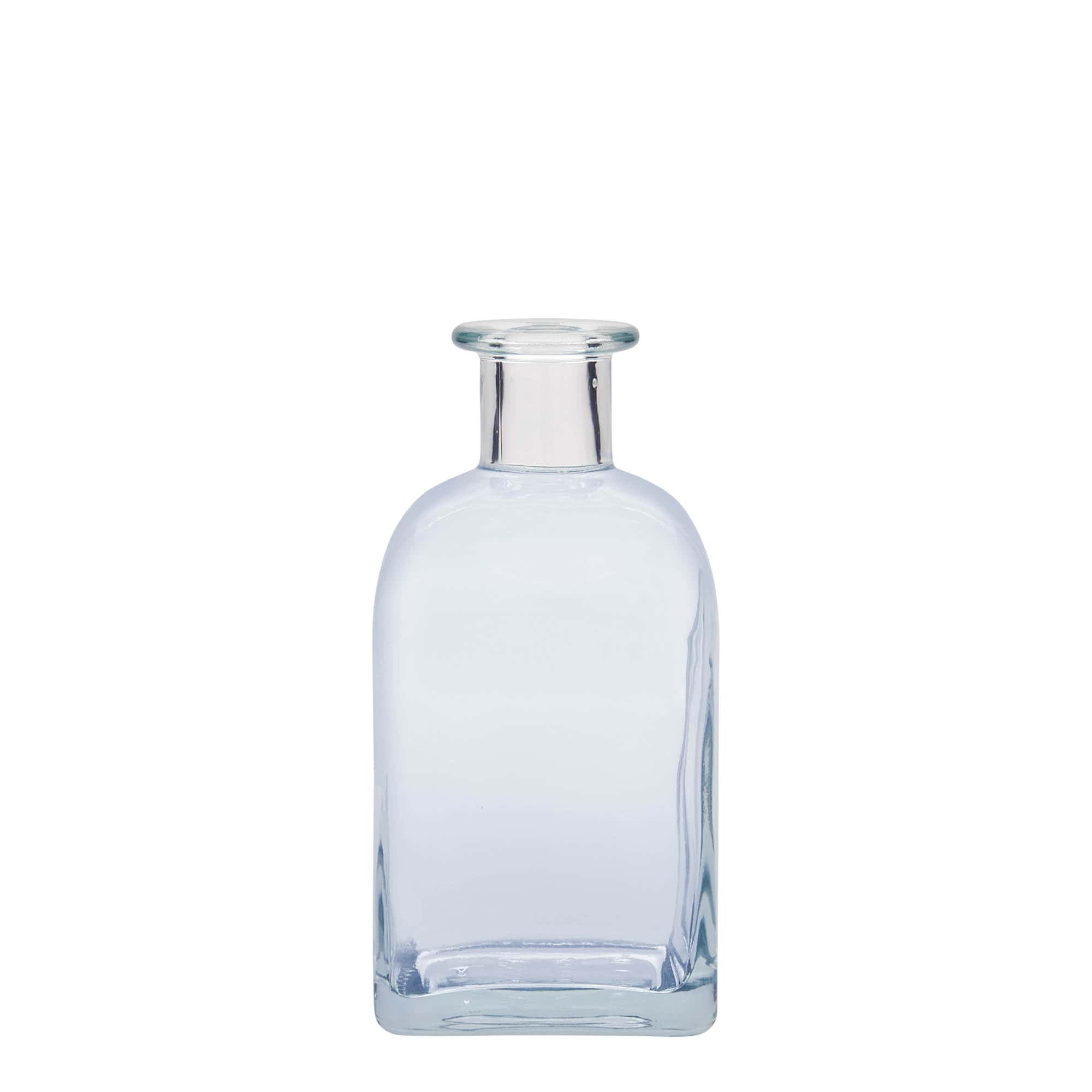 350 ml Glasflasche Apotheker Carré, quadratisch, Mündung: Kork 350 ml Glasflasche Apotheker Carré, quadratisch, Mündung: Kork