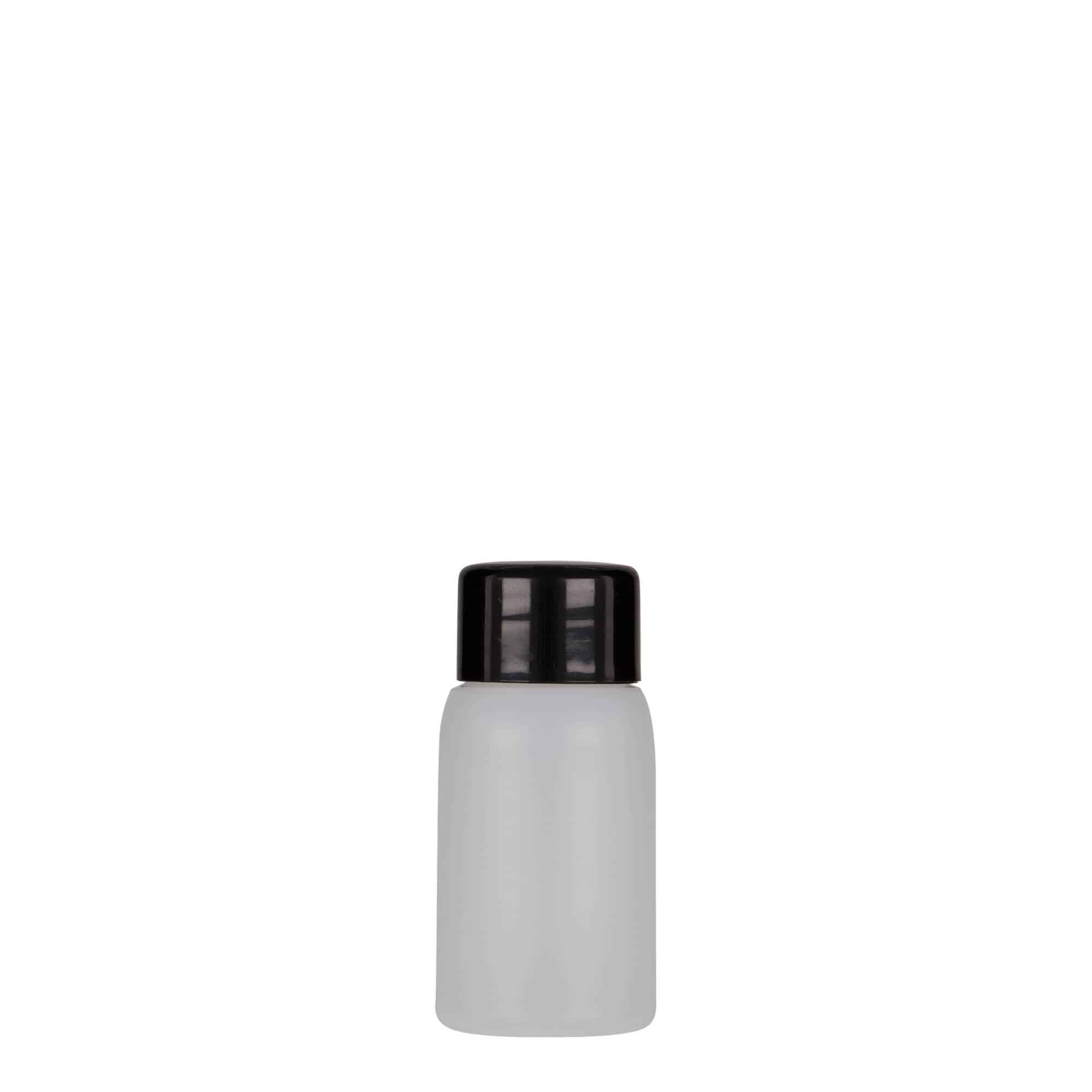 30 ml Kunststoffflasche „Tuffy“, HDPE, natur, Mündung:  24/410