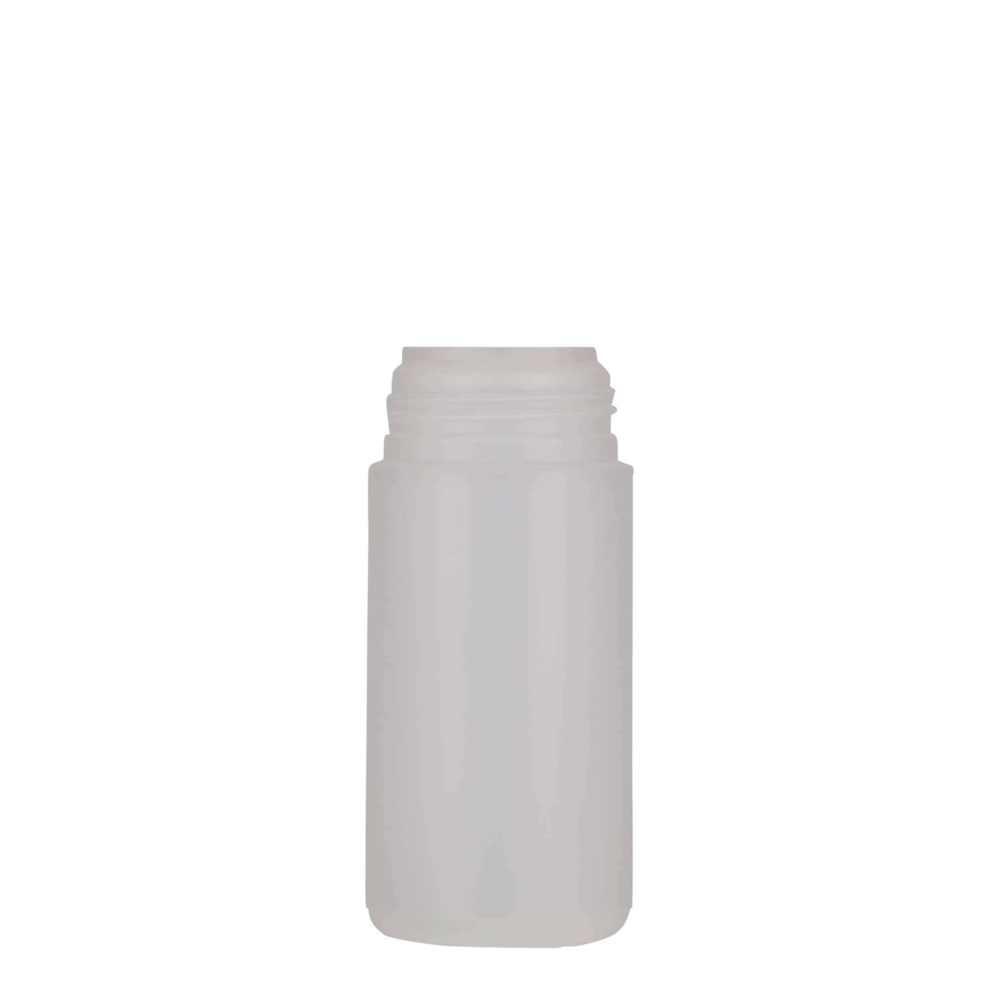 100 ml Spenderflasche 'Foamer', PE-Kunststoff, natur, Mündung: Schraubverschluss