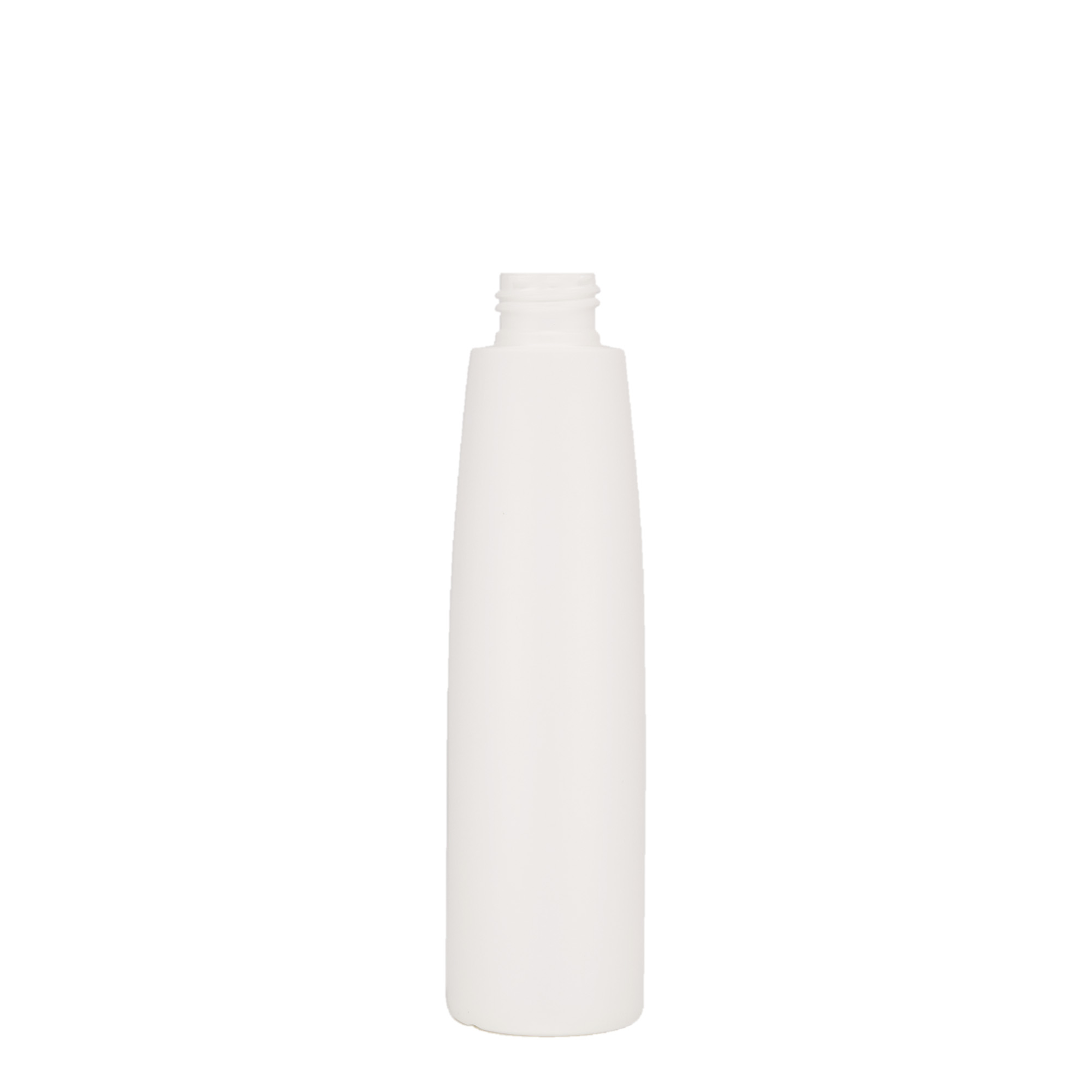 200 ml Kunststoffflasche 'Donald', HDPE, weiß, Mündung: 24/410