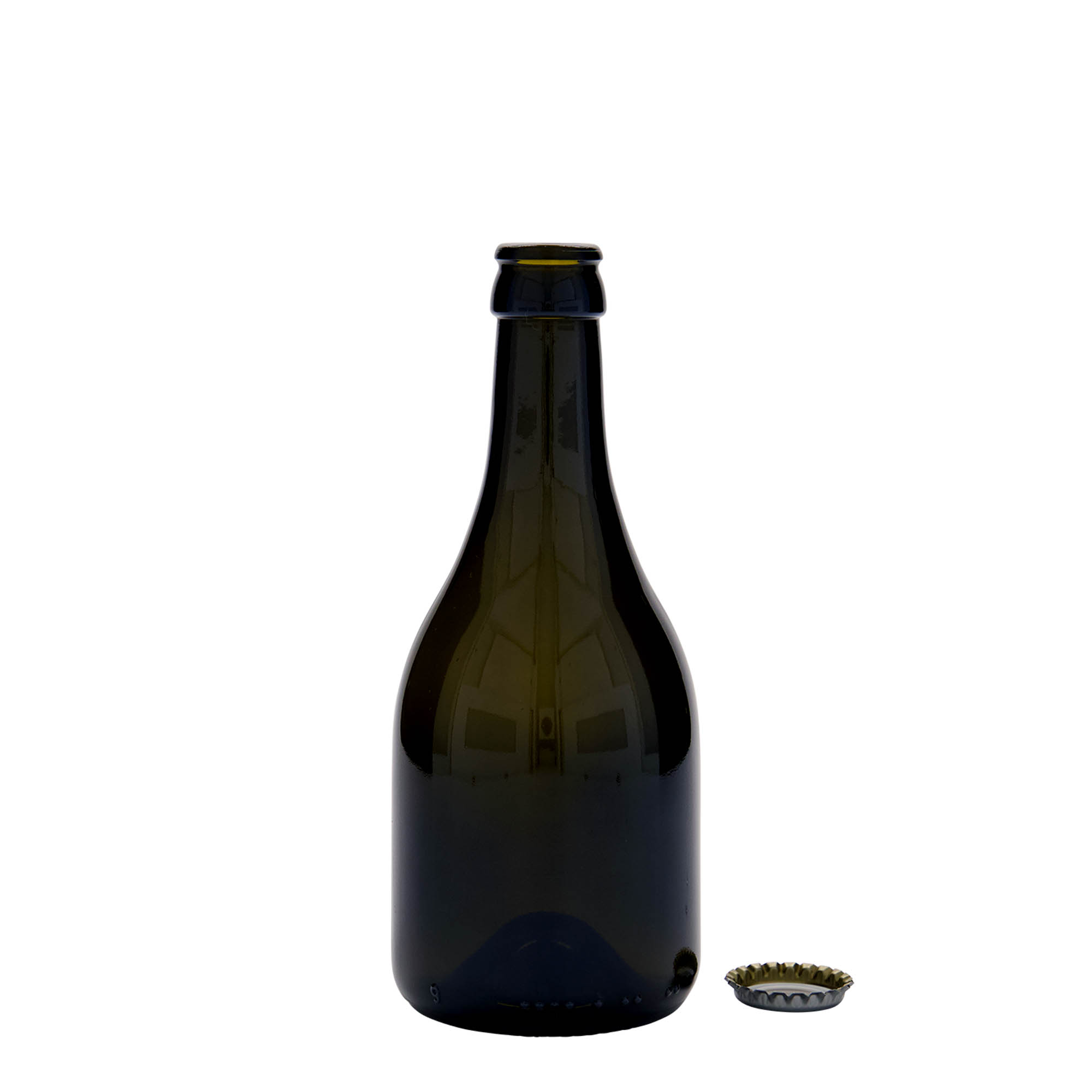 330 ml Bierflasche 'Horta', Glas, antikgrün, Mündung: Kronkorken 330 ml Bierflasche 'Horta', Glas, antikgrün, Mündung: Kronkorken