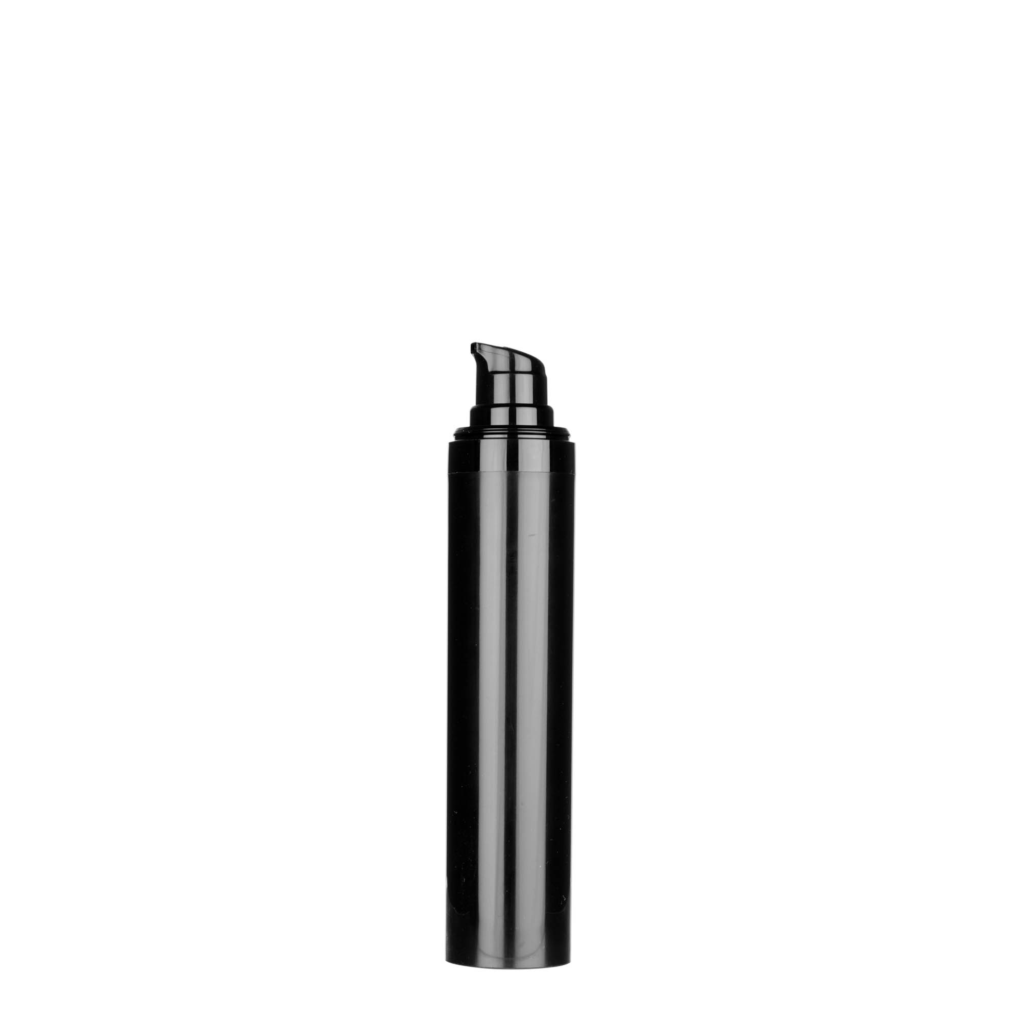 50 ml Airless Dispenser „Micro“, PP-Kunststoff, schwarz