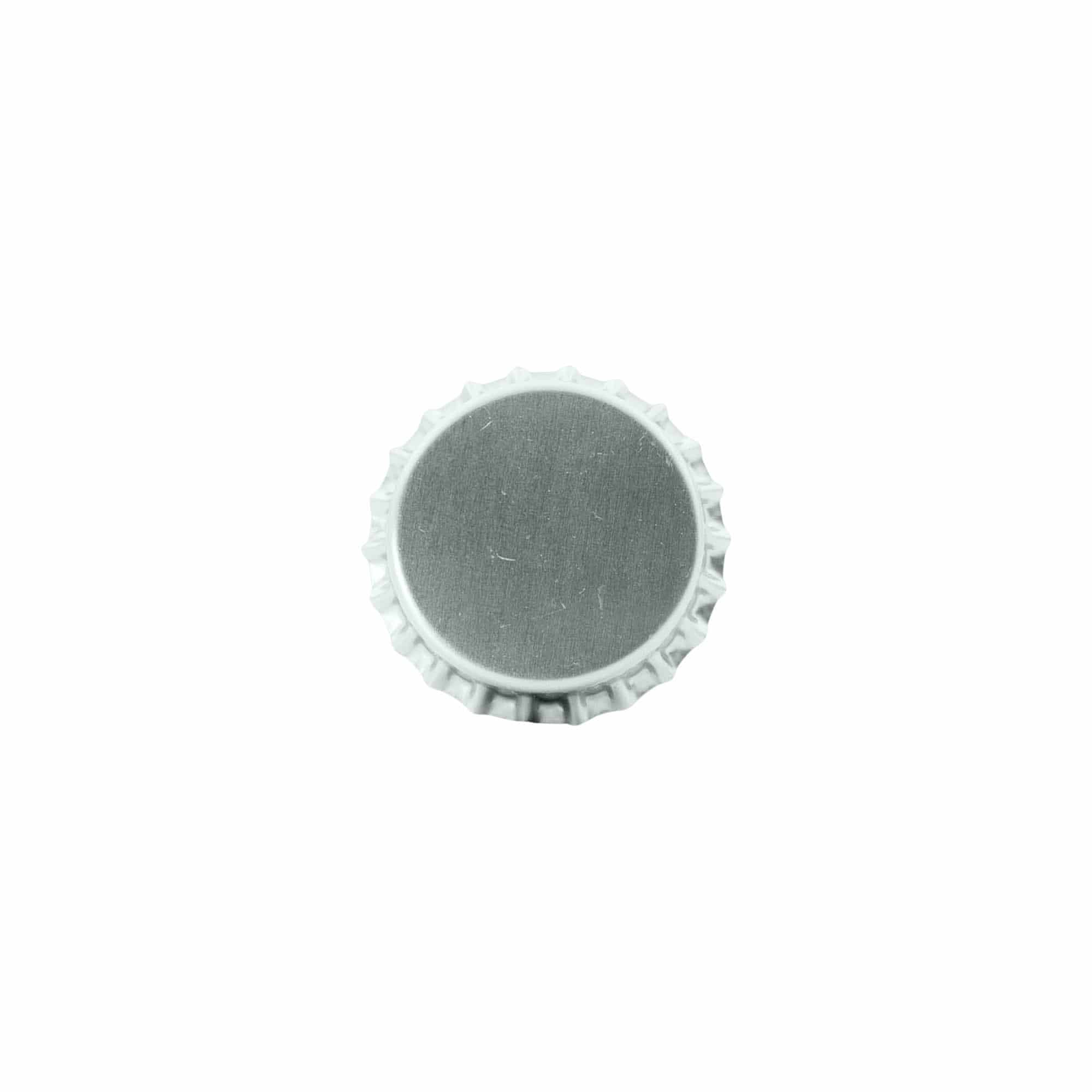 Kronkorken 29 mm, Metall, silber Kronkorken 29 mm, Metall, silber