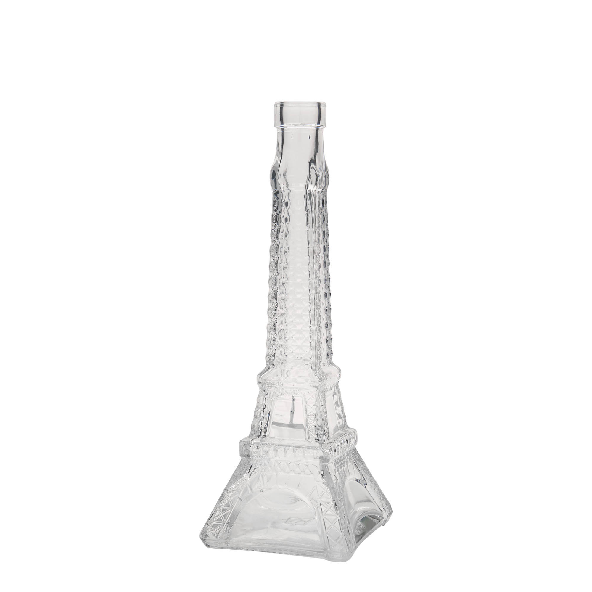 200 ml Glasflasche 'Eiffelturm', Mündung: Kork 200 ml Glasflasche 'Eiffelturm', Mündung: Kork