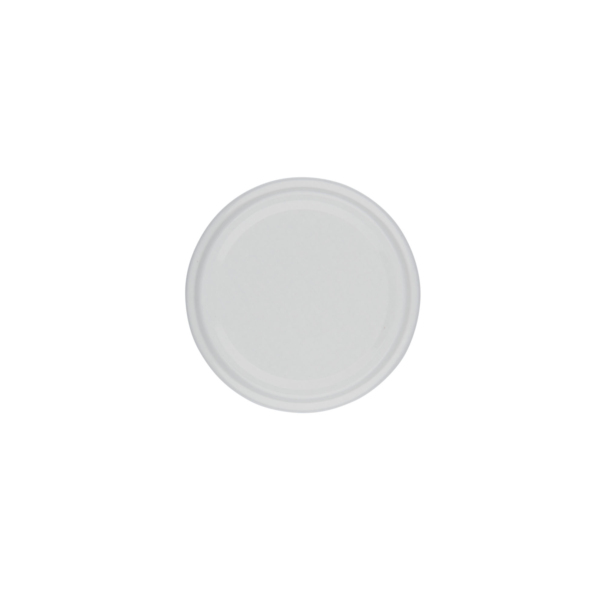 Twist-Off-Deckel, Weißblech, weiß, für Mündung: TO 58 Twist-Off-Deckel, Weißblech, weiß, für Mündung: TO 58